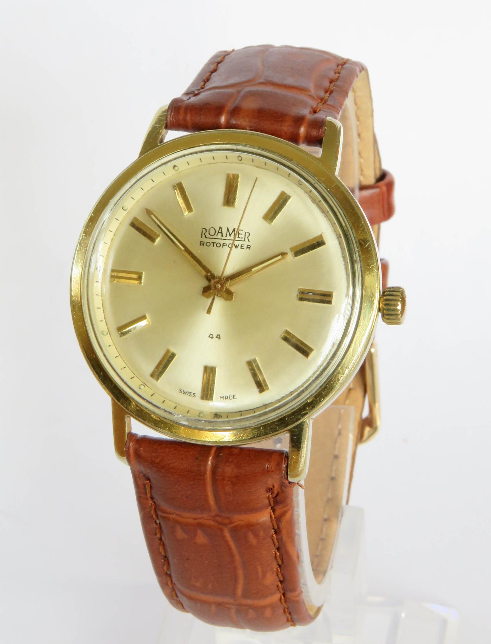 Watch : Gents 1960s Roamer Rotopower Automatic Watch (1 of 4)