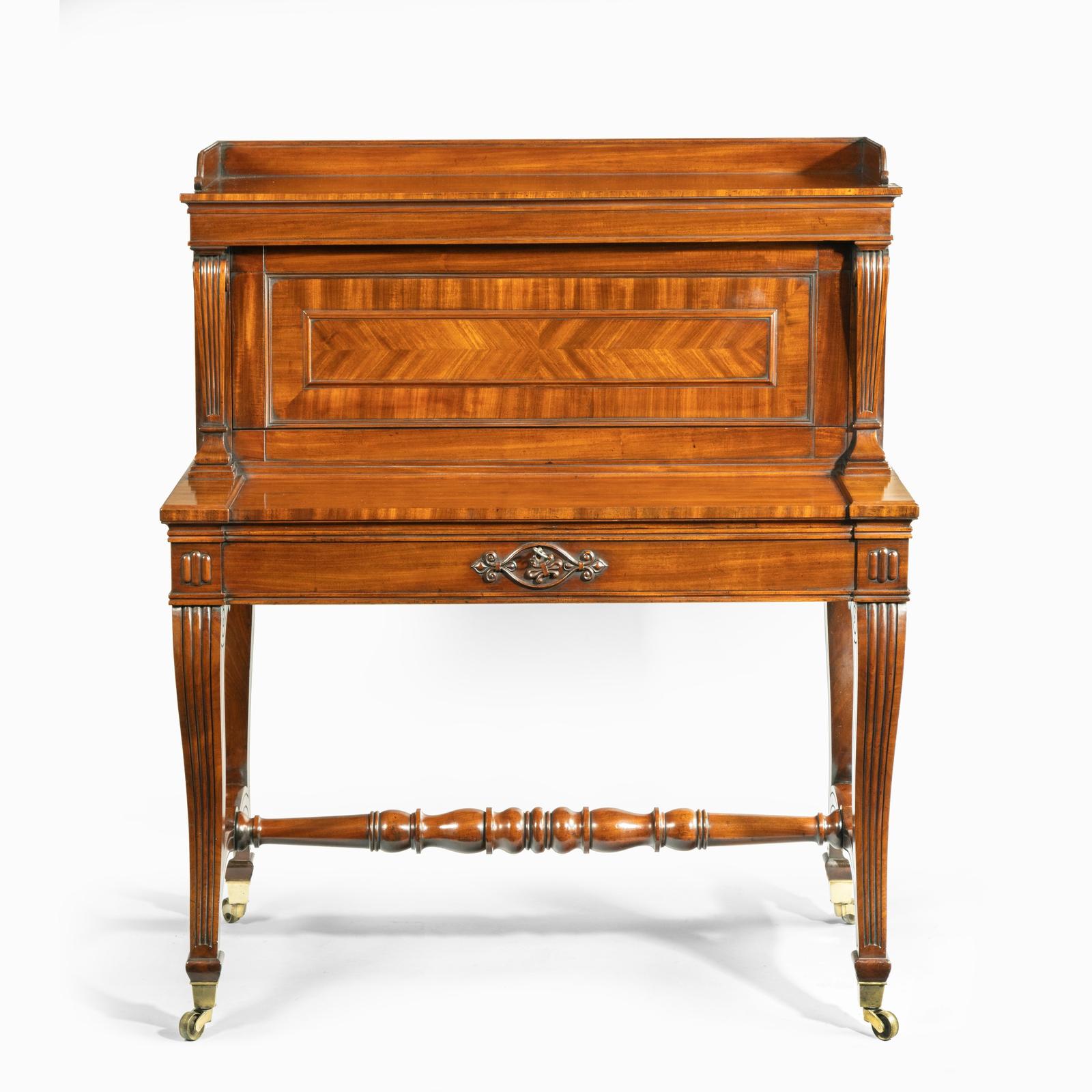 George IV Mahogany Mechanical Escritoire Attributed to Gillows (1 of 10)