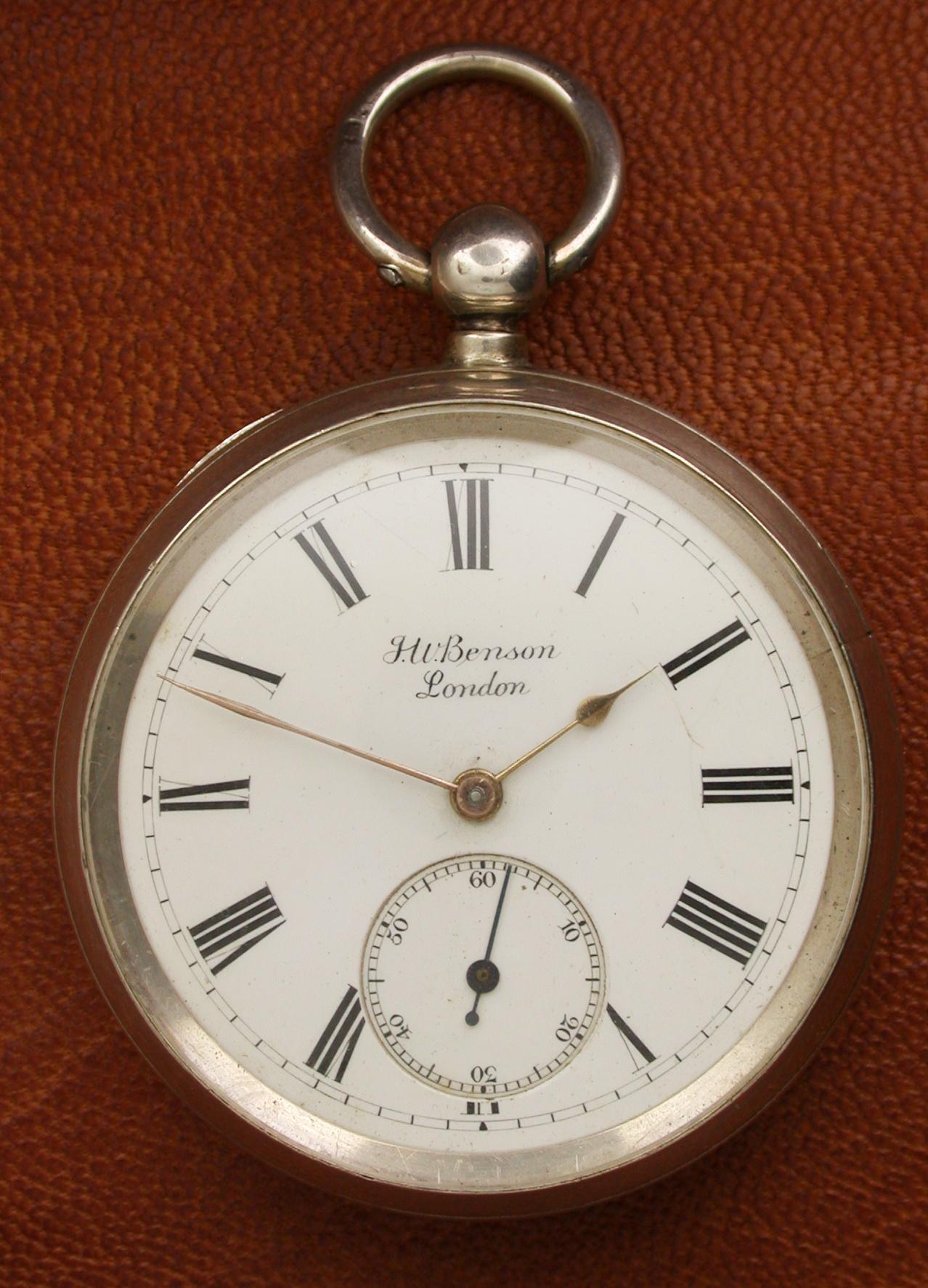Pocket Watch J.W. Benson Silver London 1895 (1 of 6) Pocket Watch J.W. Benson Silver London 1895 (1 of 6)
