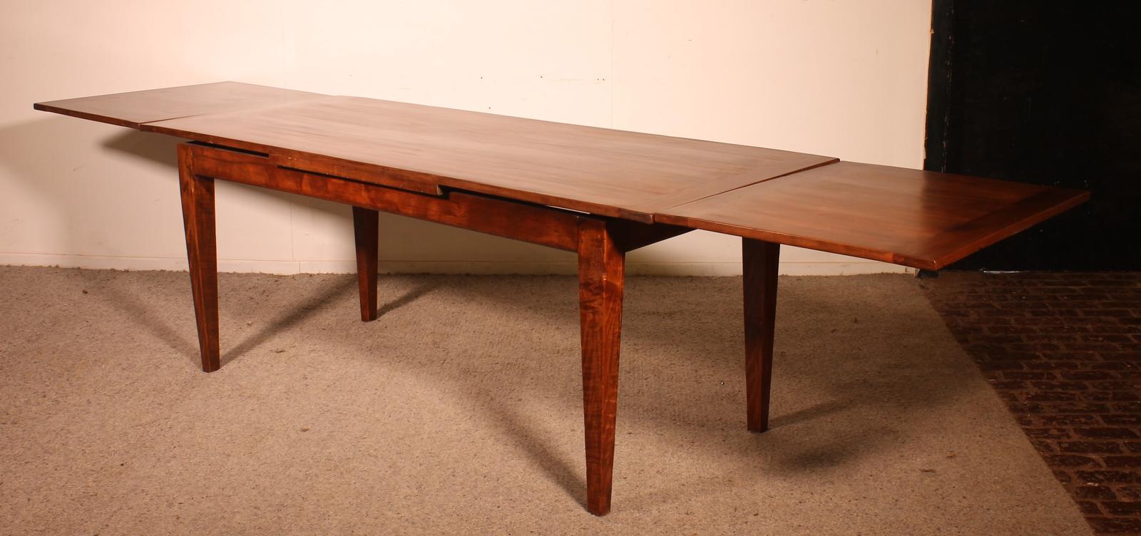 19th Century Cherry Wood Extending Table (1 of 14)
