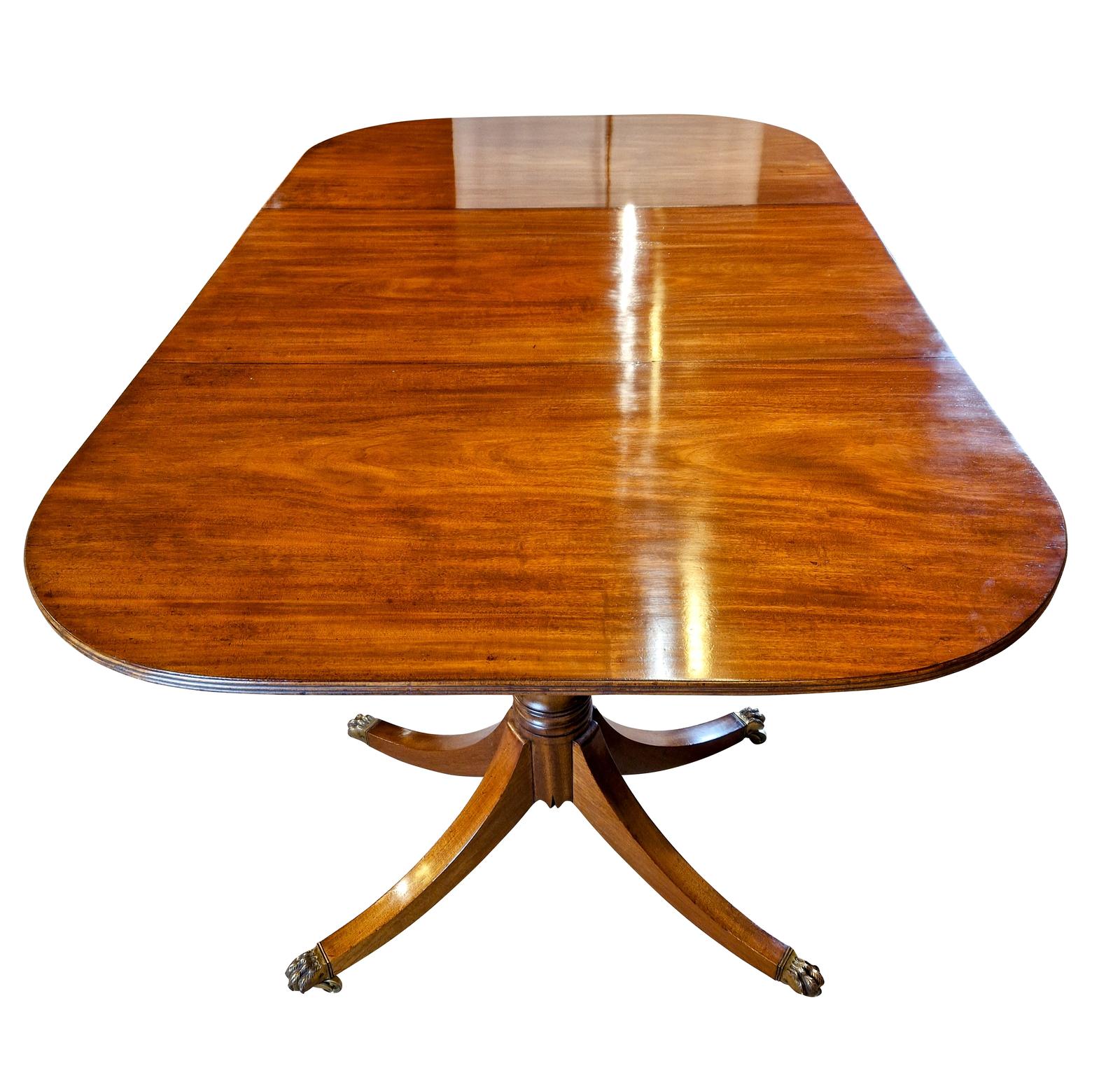 Mahogany Two Stand Dining Table C1066 / LA443296
