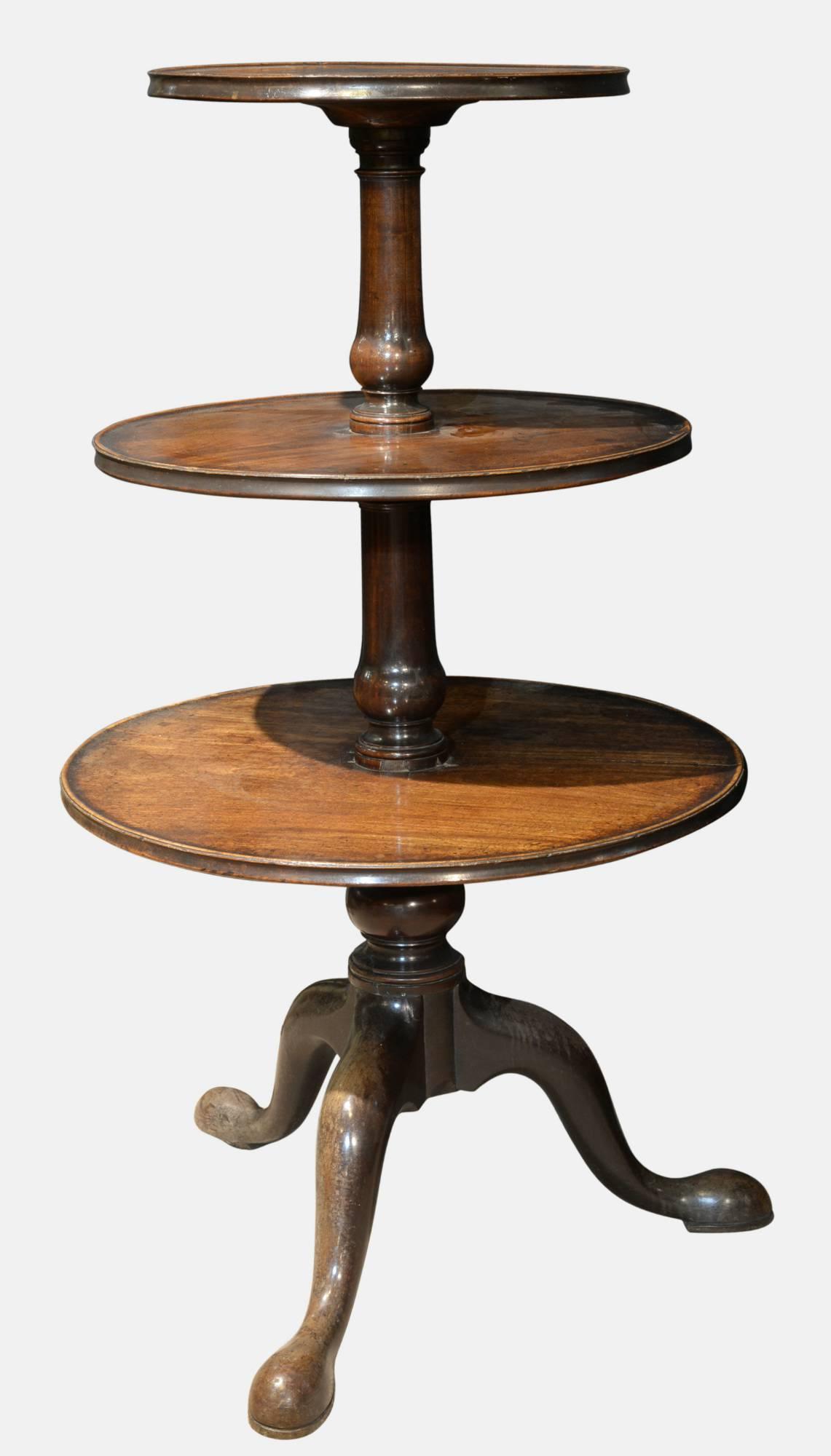 George II Antique 3 Tier Dumbwaiter c.1740 (1 of 1) George II Antique 3 Tier Dumbwaiter c.1740 (1 of 1)