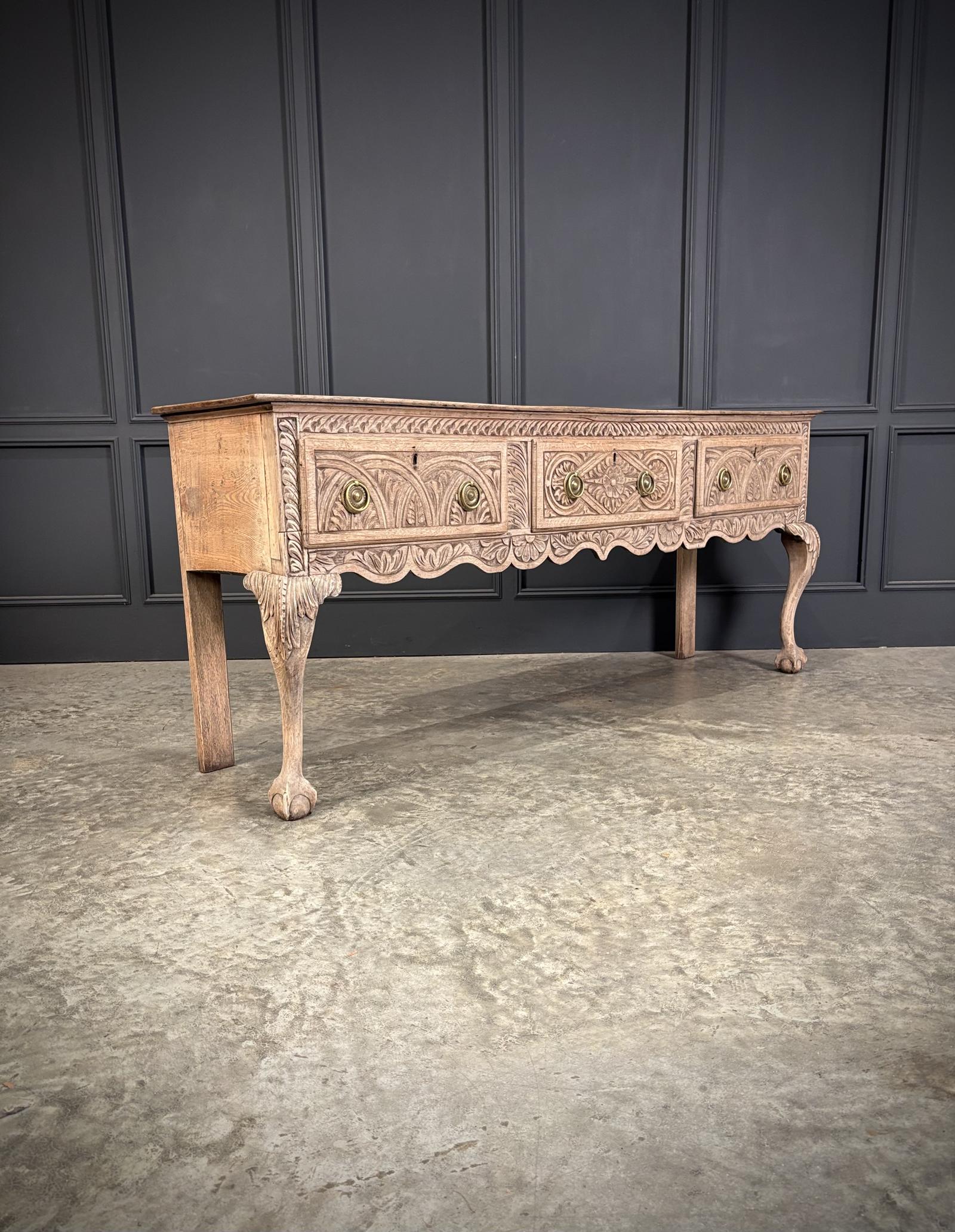 18th Century Carved Oak Dresser (1 of 12) 18th Century Carved Oak Dresser (1 of 12)