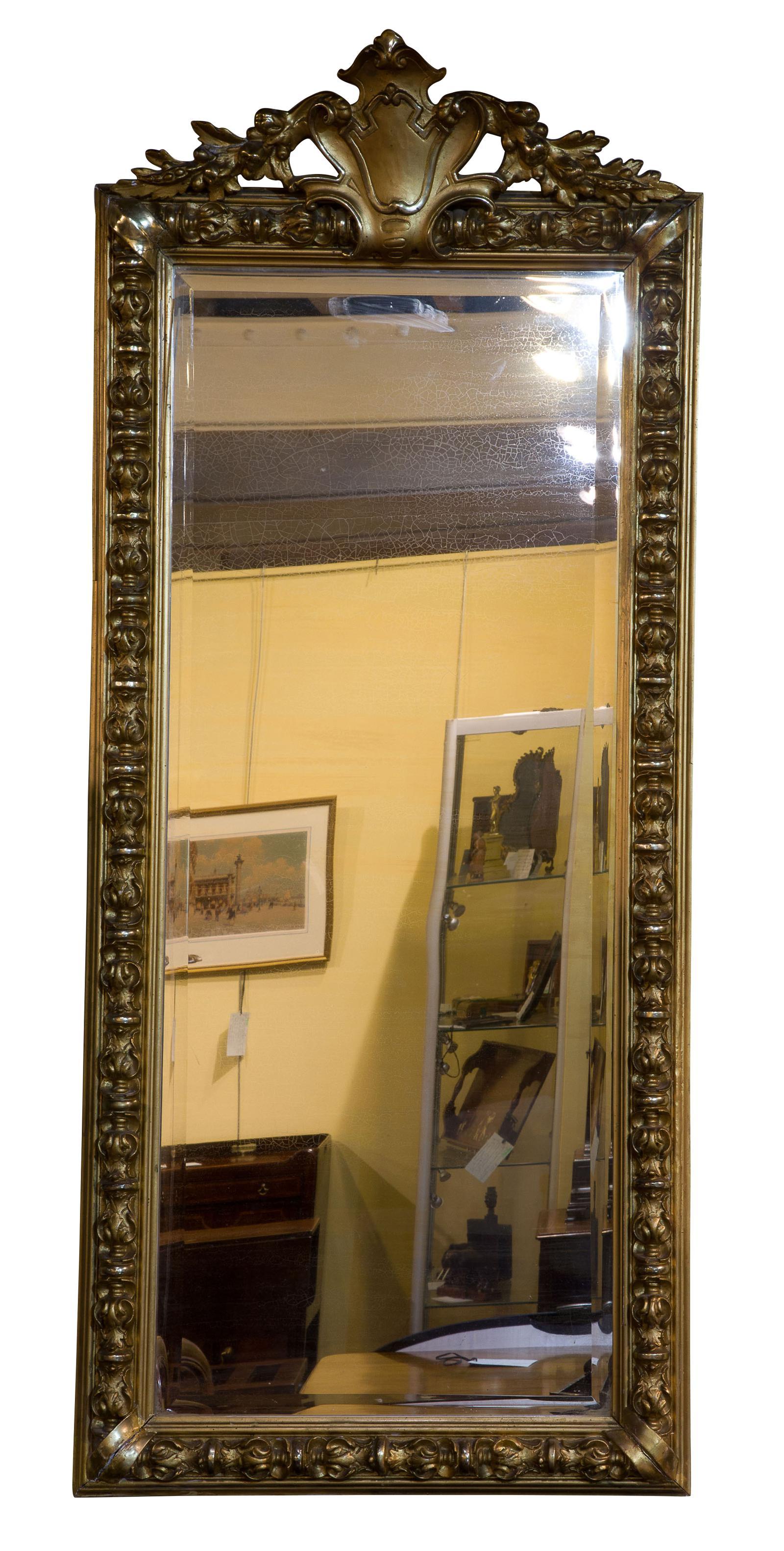 Napoleon III Gilded Pier Mirror (1 of 1)