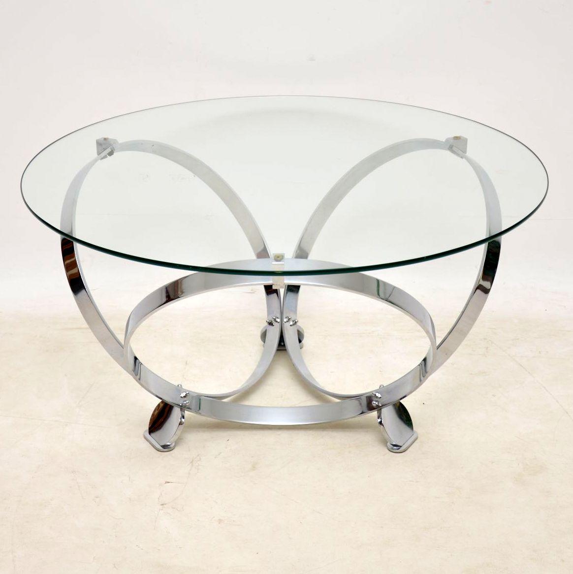 1970’s Chrome & Glass Coffee Table by Knut Hesterberg (1 of 8) 1970’s Chrome & Glass Coffee Table by Knut Hesterberg (1 of 8)