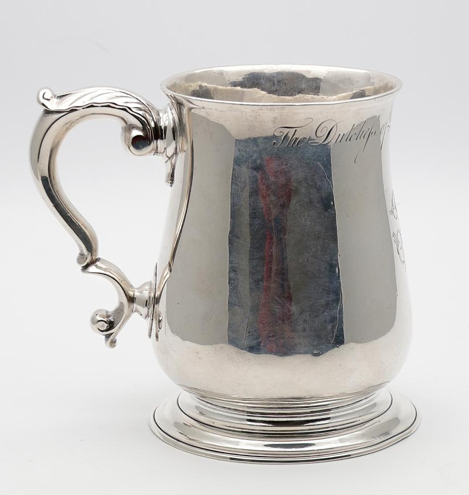Georgina, Duchess of Devonshire, George II Sterling Silver Half Quart Mug (1 of 4)