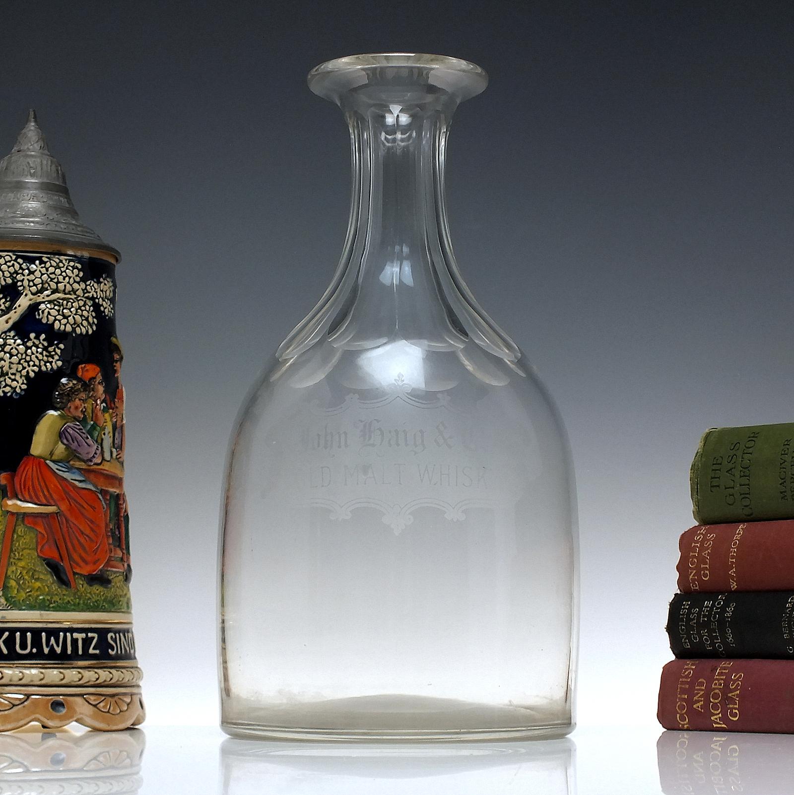 Large Scottish Magnum Glass Whisky or Water Carafe C1890 (1 of 5) Large Scottish Magnum Glass Whisky or Water Carafe C1890 (1 of 5)