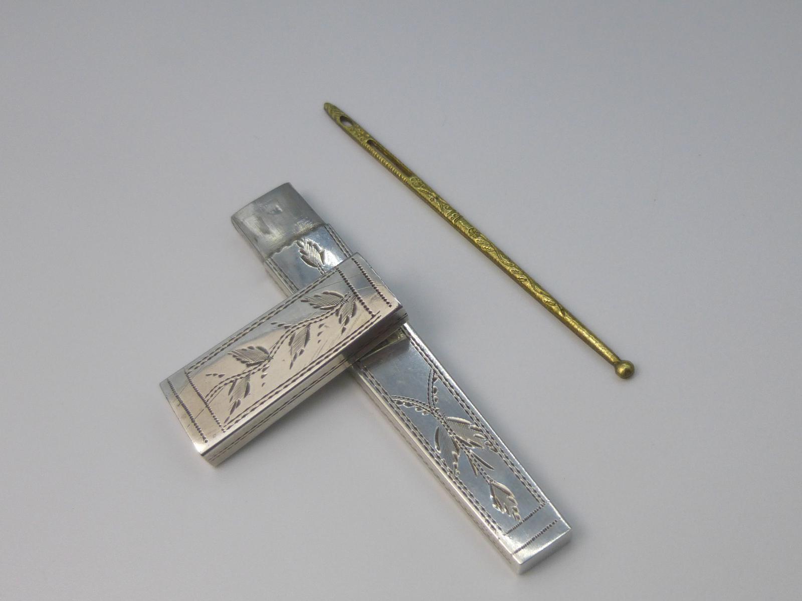 Silver Georgian Needle Case (1 of 6)