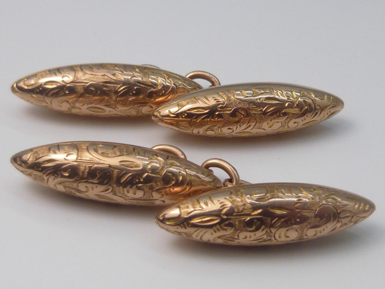 Victorian Gold Cufflinks (1 of 6)