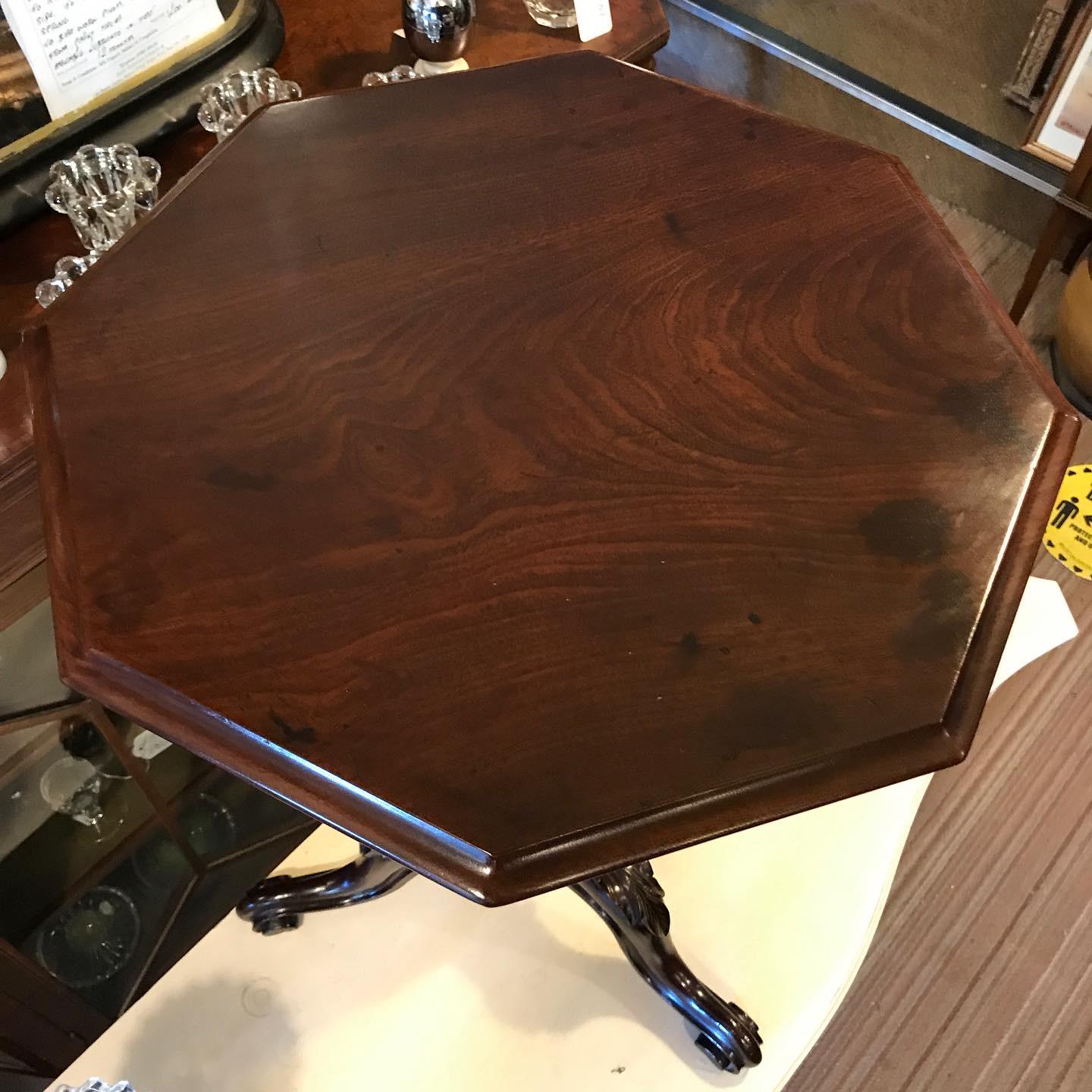 Lovely Quality Octagonal Mahogany Tripod Table (1 of 1) Lovely Quality Octagonal Mahogany Tripod Table (1 of 1)