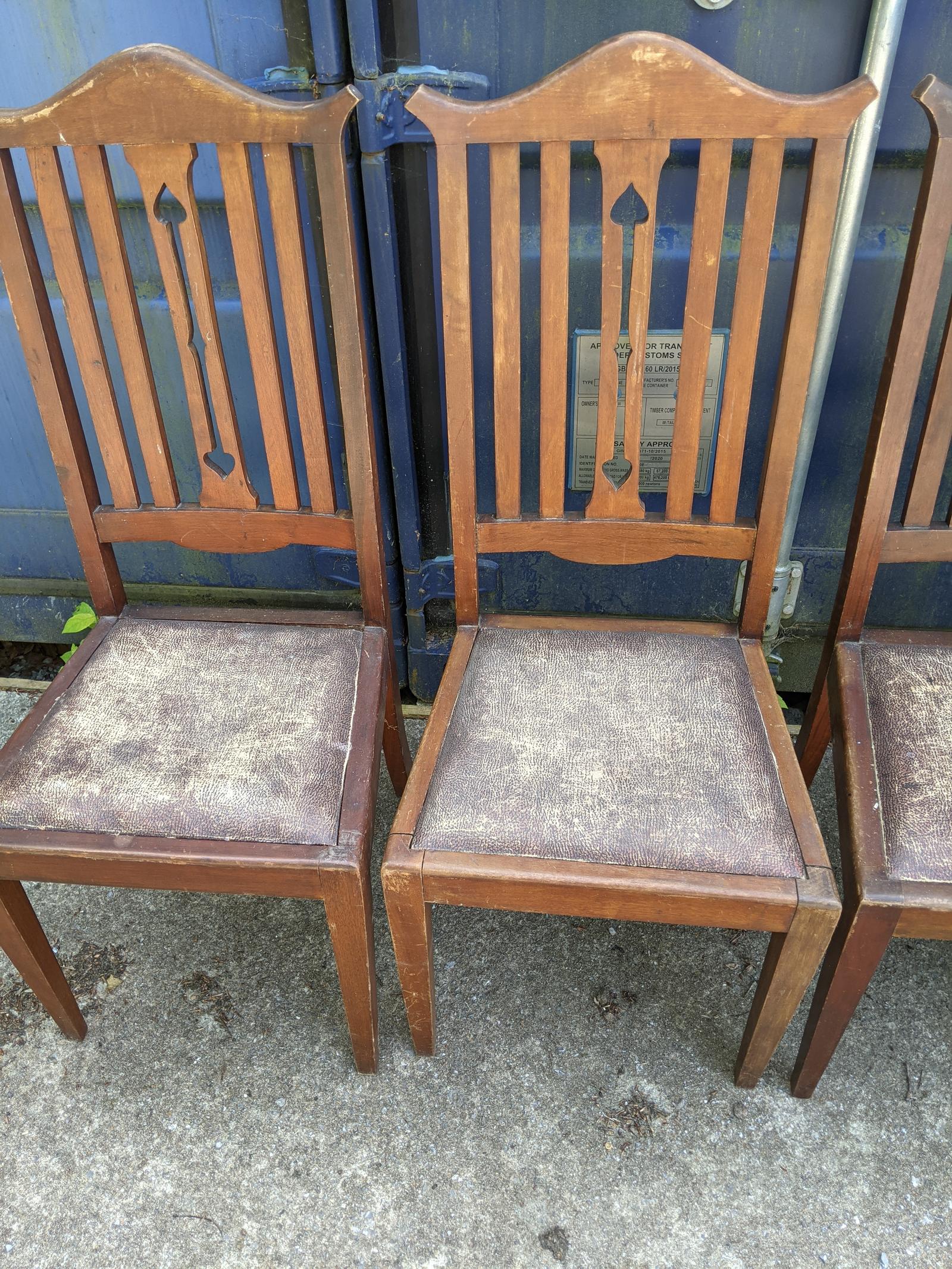 A Set of Four Arts and Crafts Chairs (1 of 3)
