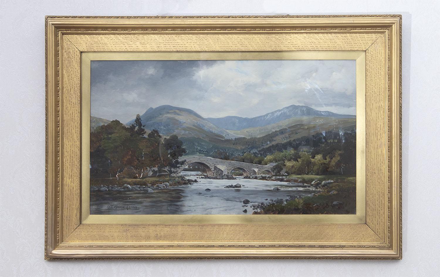 Landscape Painting Oil on Board. By Geo Malvin Rennie (1 of 4)
