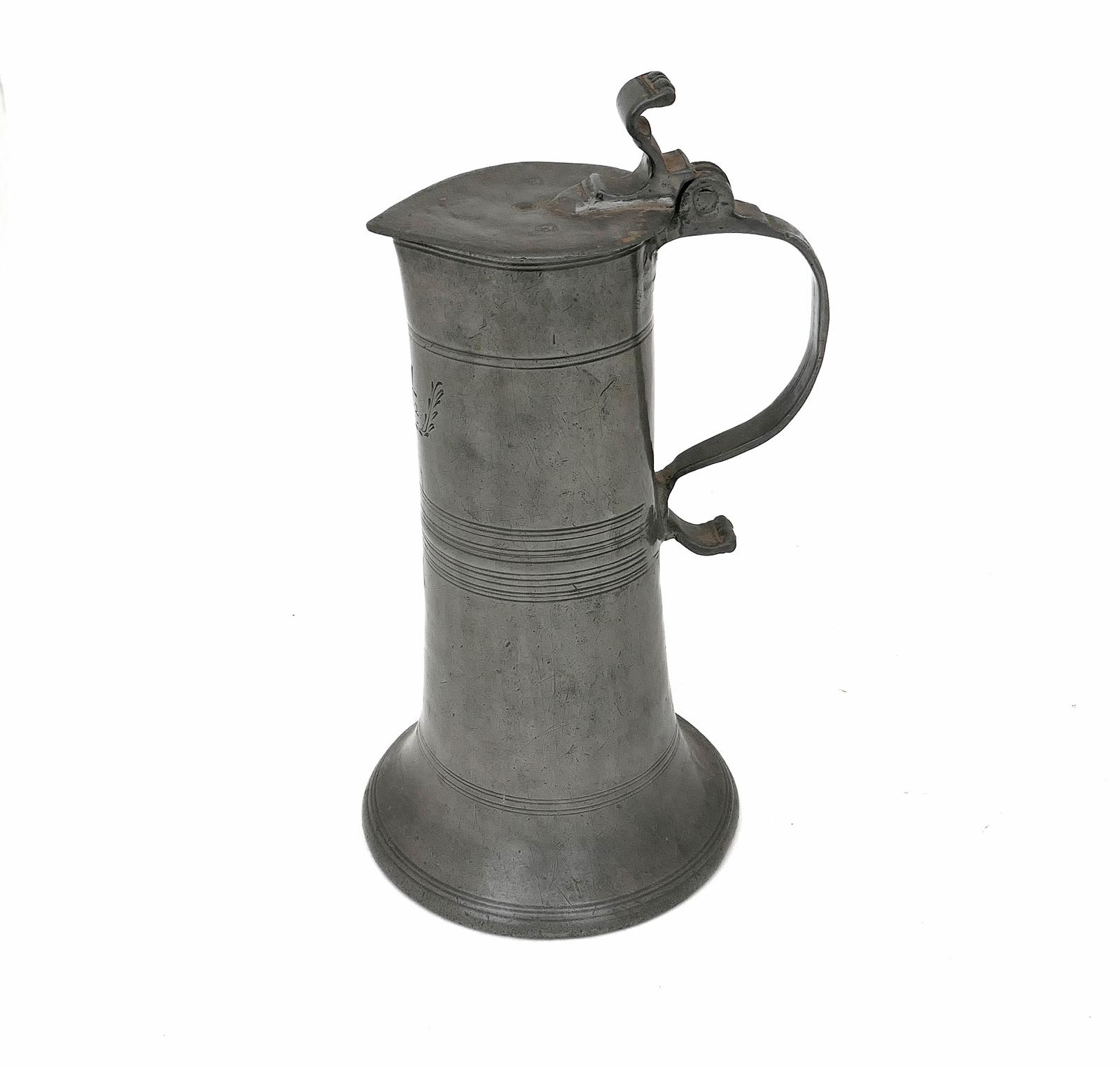 Antique Early Metalware 17th Century / 18th Century Pewter Flagon Dated 1762 (1 of 8) Antique Early Metalware 17th Century / 18th Century Pewter Flagon Dated 1762 (1 of 8)