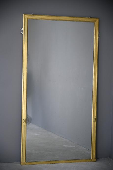 Large Antique Gilt Frame Mirror (1 of 14)