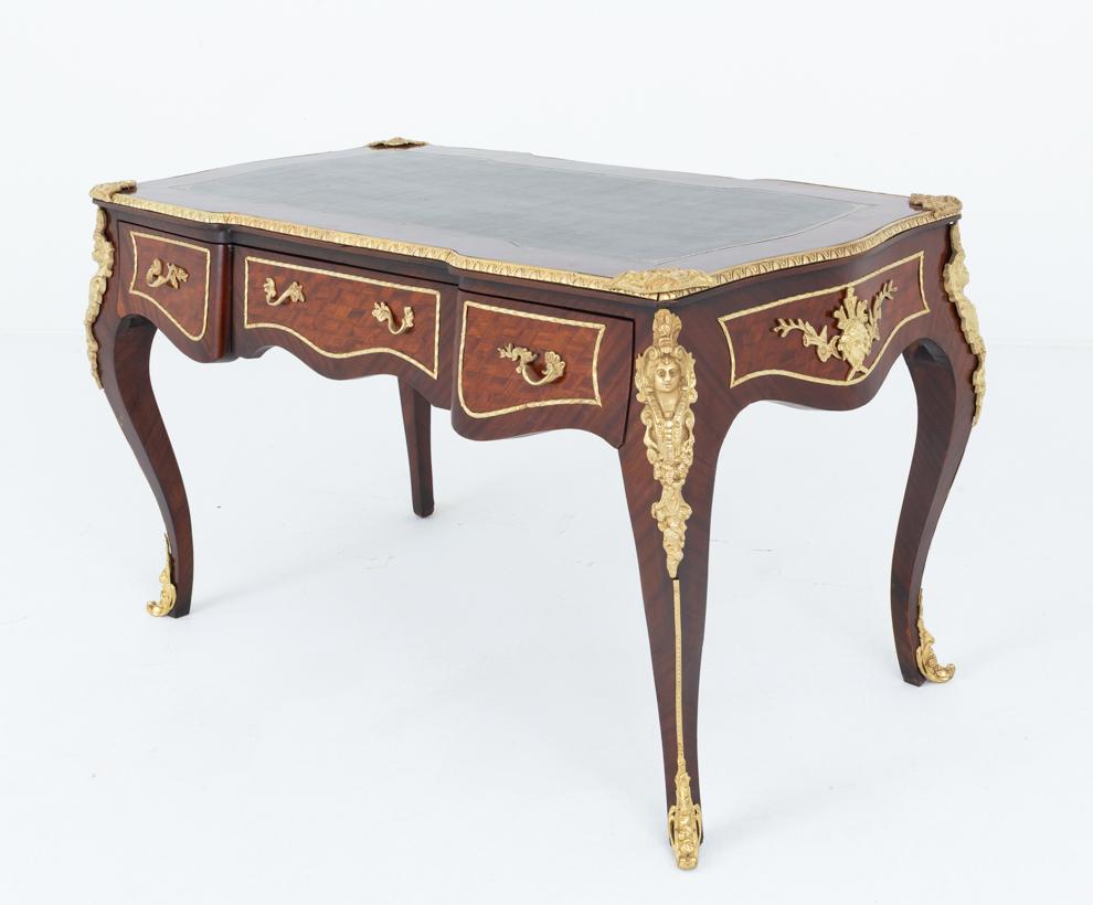 French Walnut Bureau Plat (1 of 7)