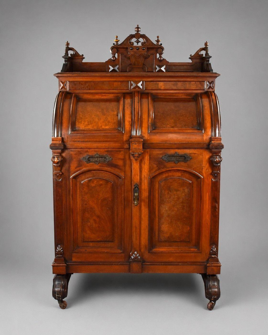 Victorian Walnut Wooton Desk (1 of 19) Victorian Walnut Wooton Desk (1 of 19)