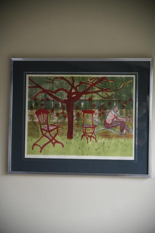 David Bethel Linocut - Swiss Garden (1 of 7)