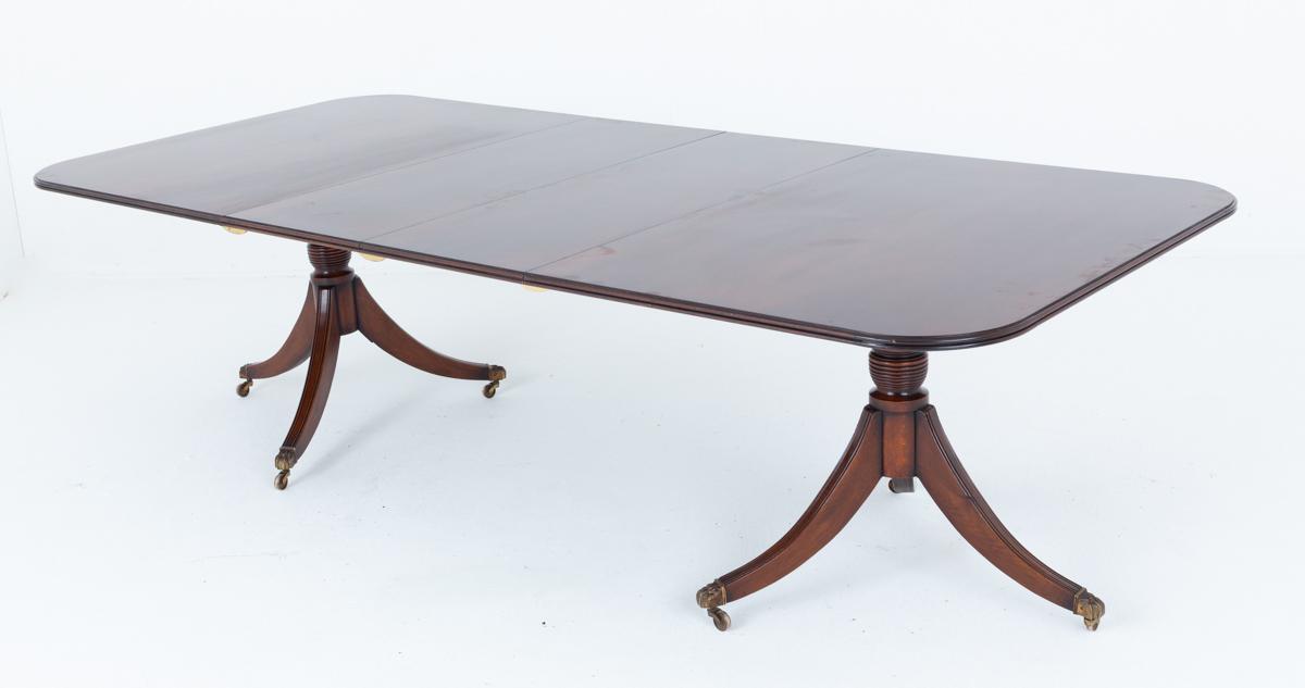 Mahogany Regency Revival Dining Table c.1920 (1 of 8)