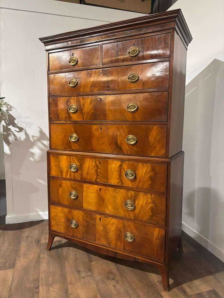 Edwardian Mahogany Chest on Chest (1 of 17)