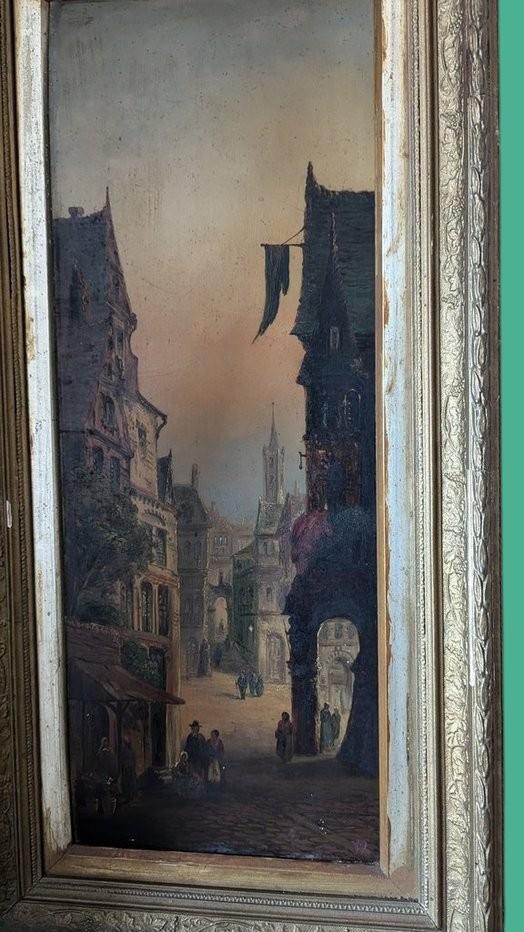 A 19th Century Oil on Board (1 of 7) A 19th Century Oil on Board (1 of 7)