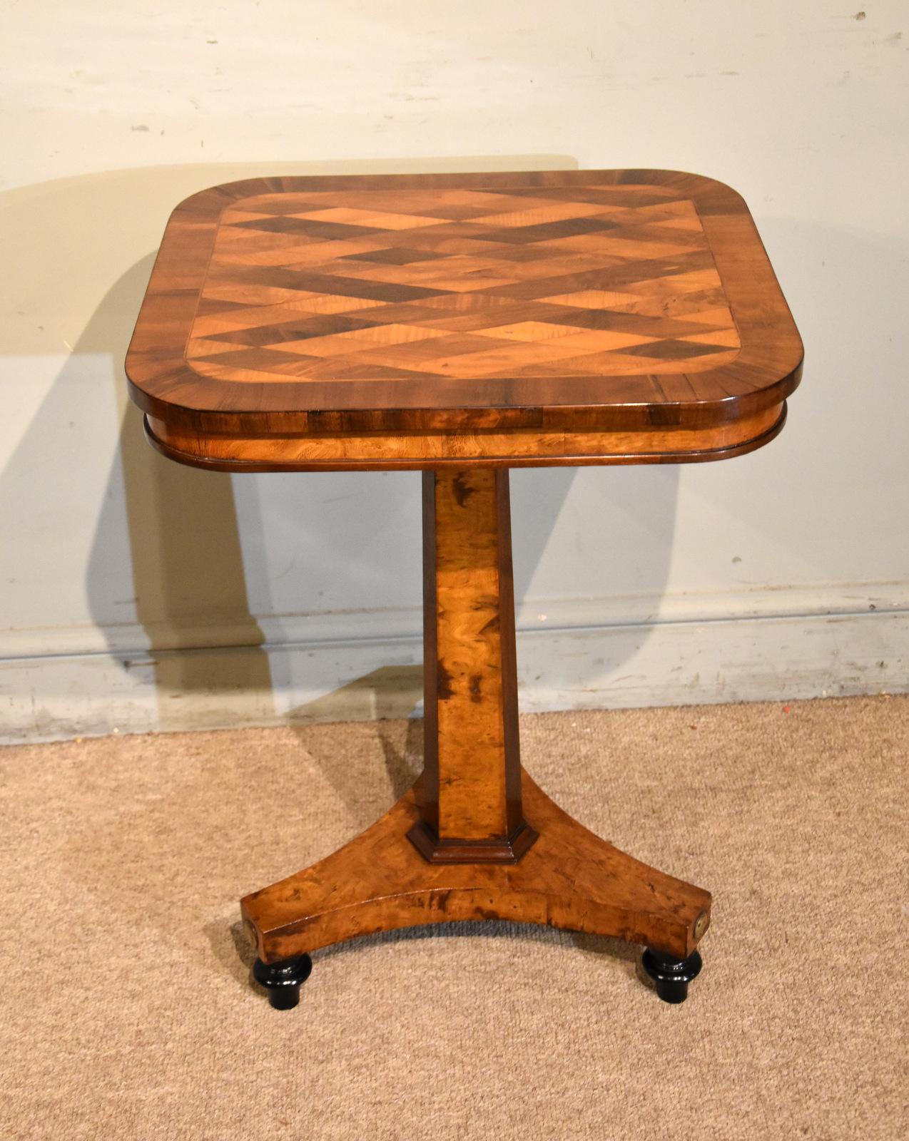 Rare Willian IV Wood Specimen Table (1 of 6)