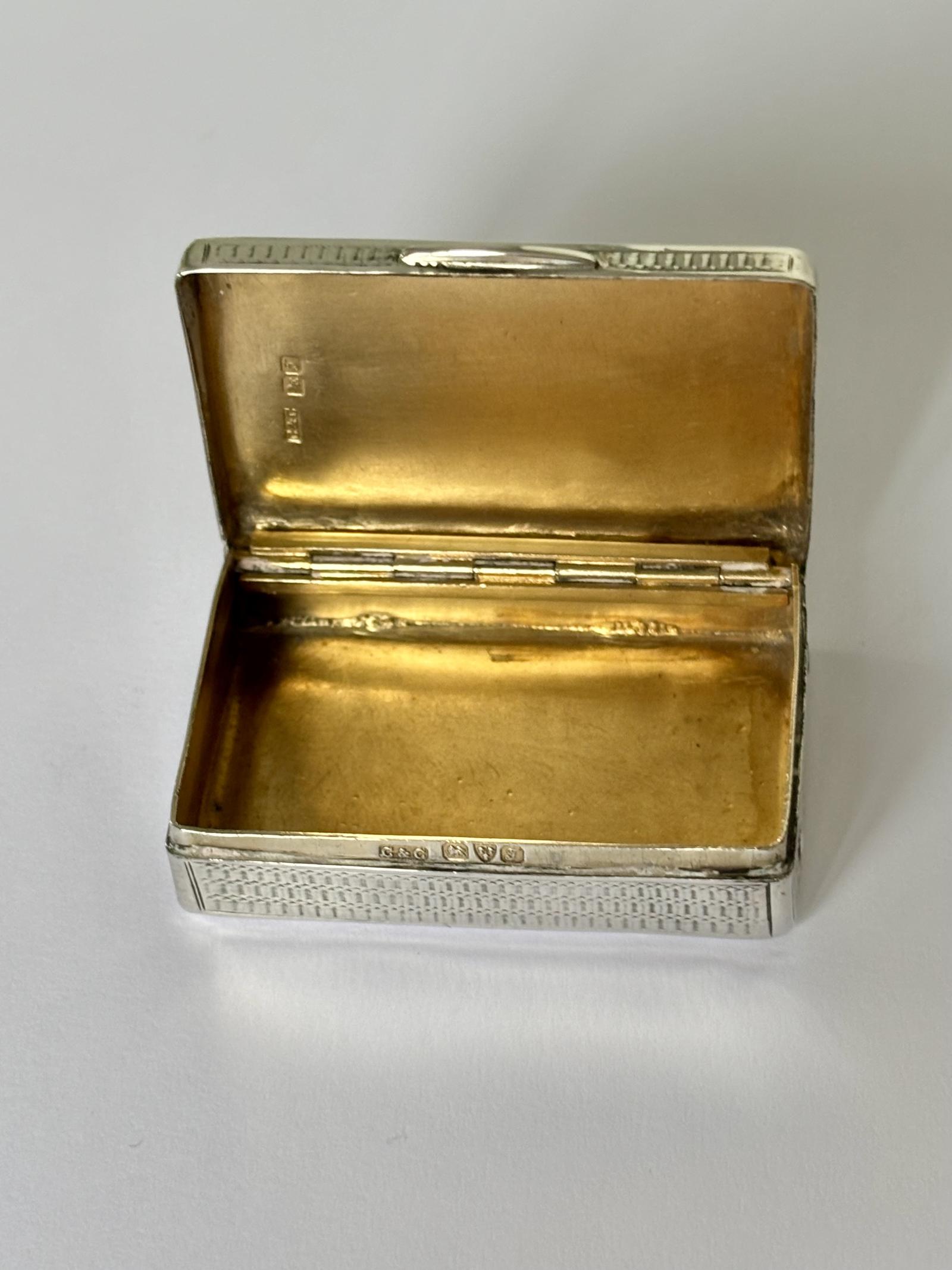 George V Silver Gilt Snuff Box - Chester 1919 Cohen & Charles (1 of 9) George V Silver Gilt Snuff Box - Chester 1919 Cohen & Charles (1 of 9)