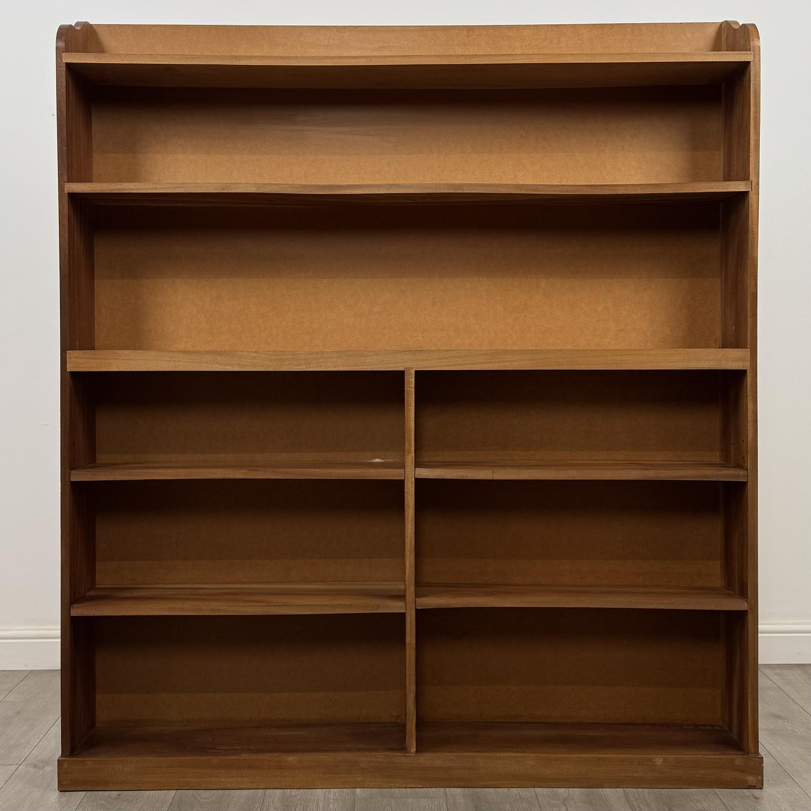 Antique 20th Century Large Open Bookcase in Walnut (1 of 9) Antique 20th Century Large Open Bookcase in Walnut (1 of 9)
