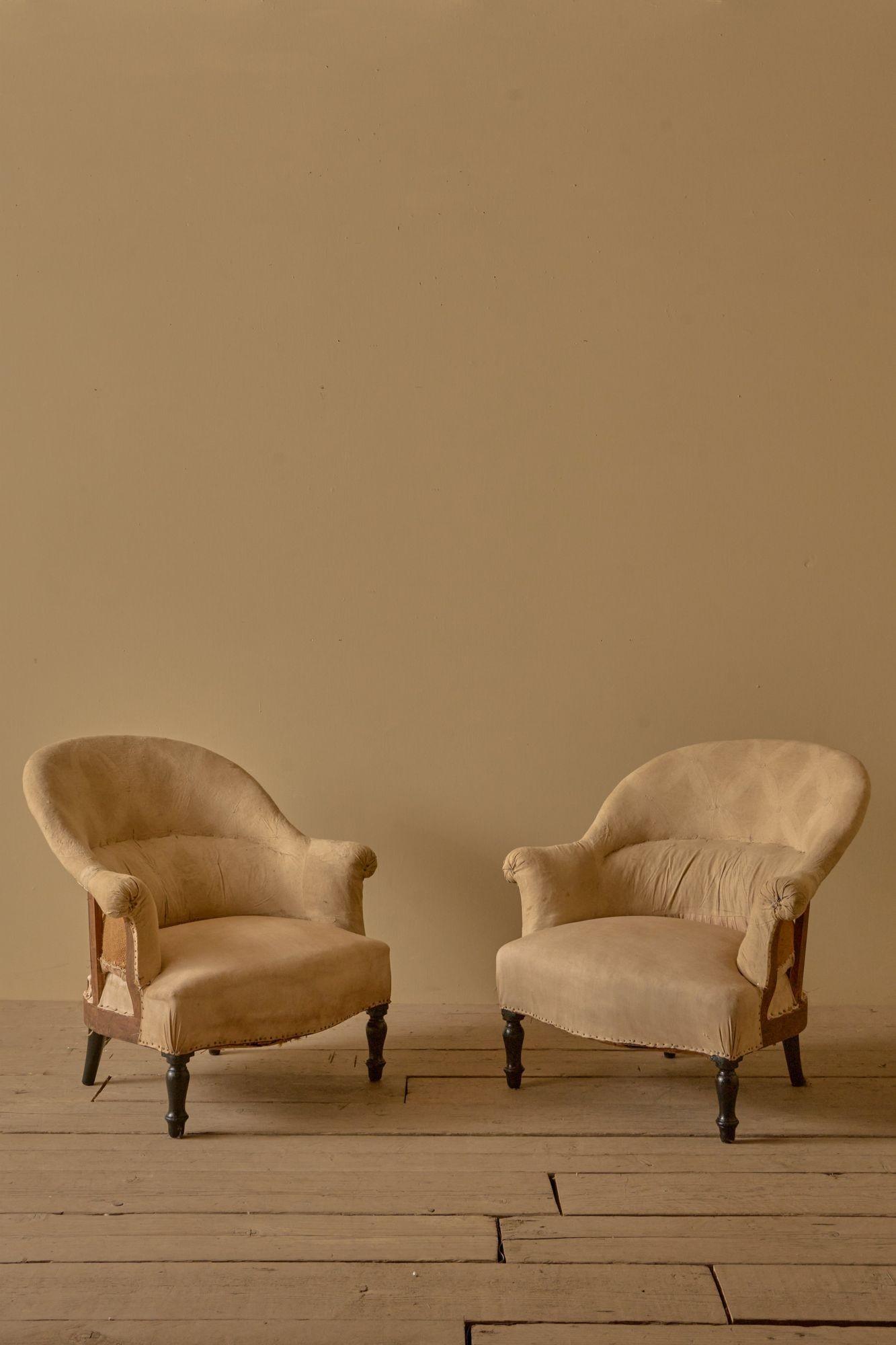 Pair of Napoleon III Tub Chairs (1 of 5) Pair of Napoleon III Tub Chairs (1 of 5)