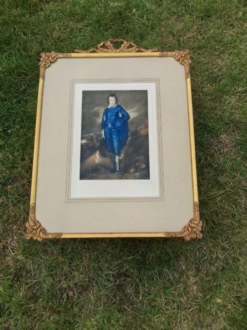 Artist Proof The Blue Boy Gainsborough - C Fitzgerald (1 of 12) Artist Proof The Blue Boy Gainsborough - C Fitzgerald (1 of 12)