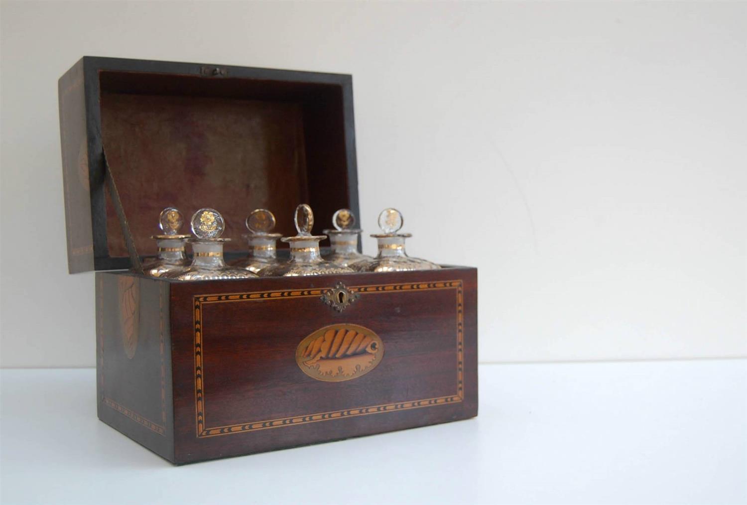 Spirit Decanter Set c.1785 (1 of 1) Spirit Decanter Set c.1785 (1 of 1)