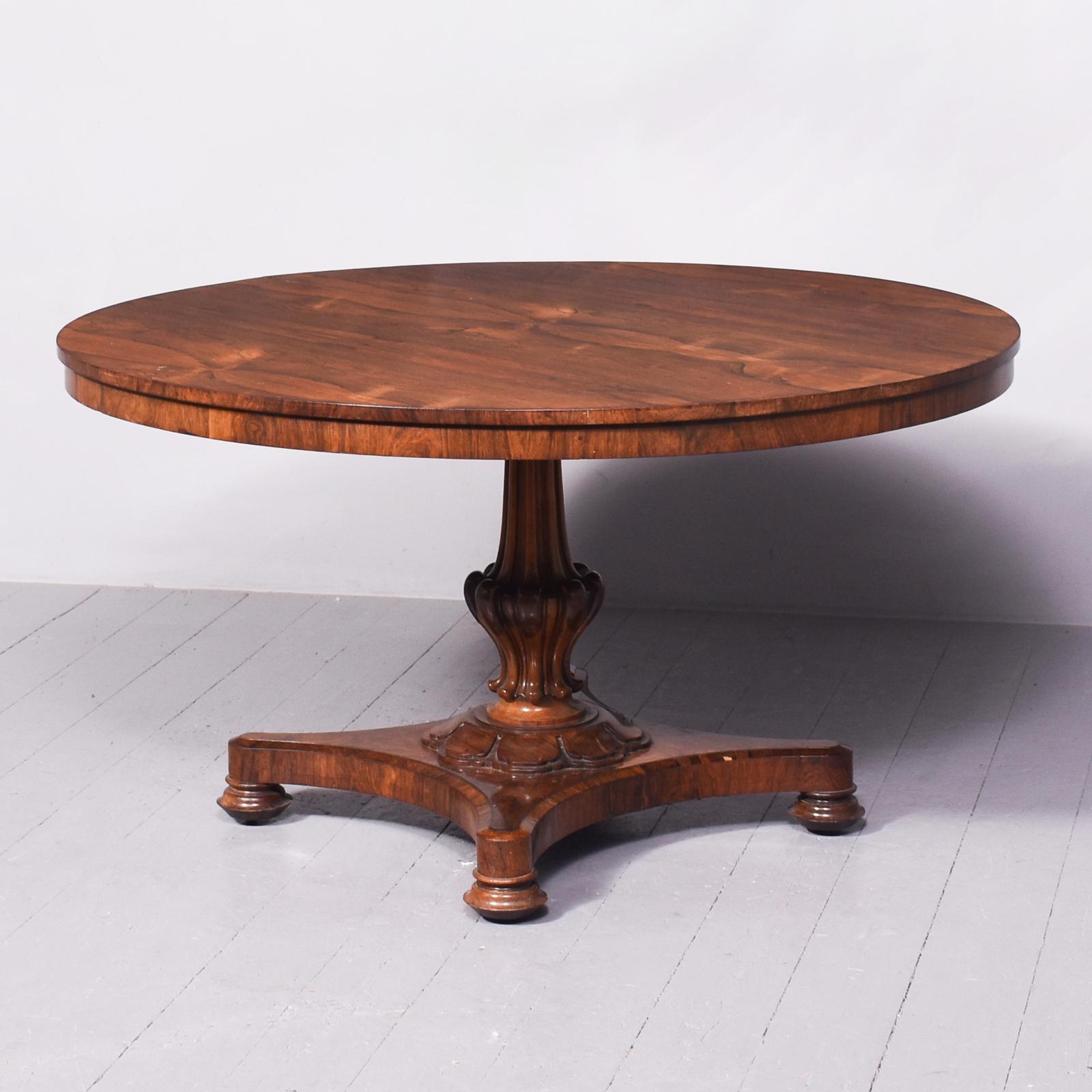 Magnificent William IV Rosewood Dining Table (1 of 7)