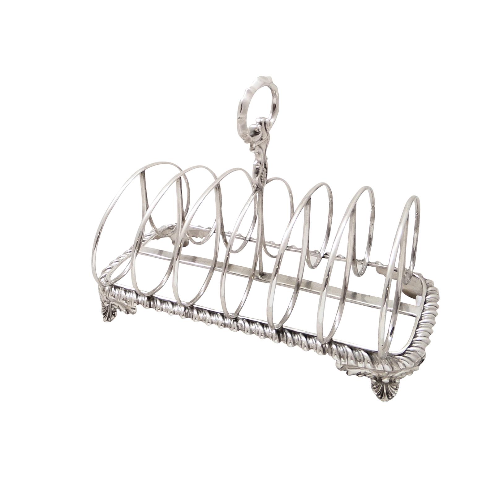 Large Antique William IV Sterling Silver Toast Rack 1835 (1 of 10) Large Antique William IV Sterling Silver Toast Rack 1835 (1 of 10)