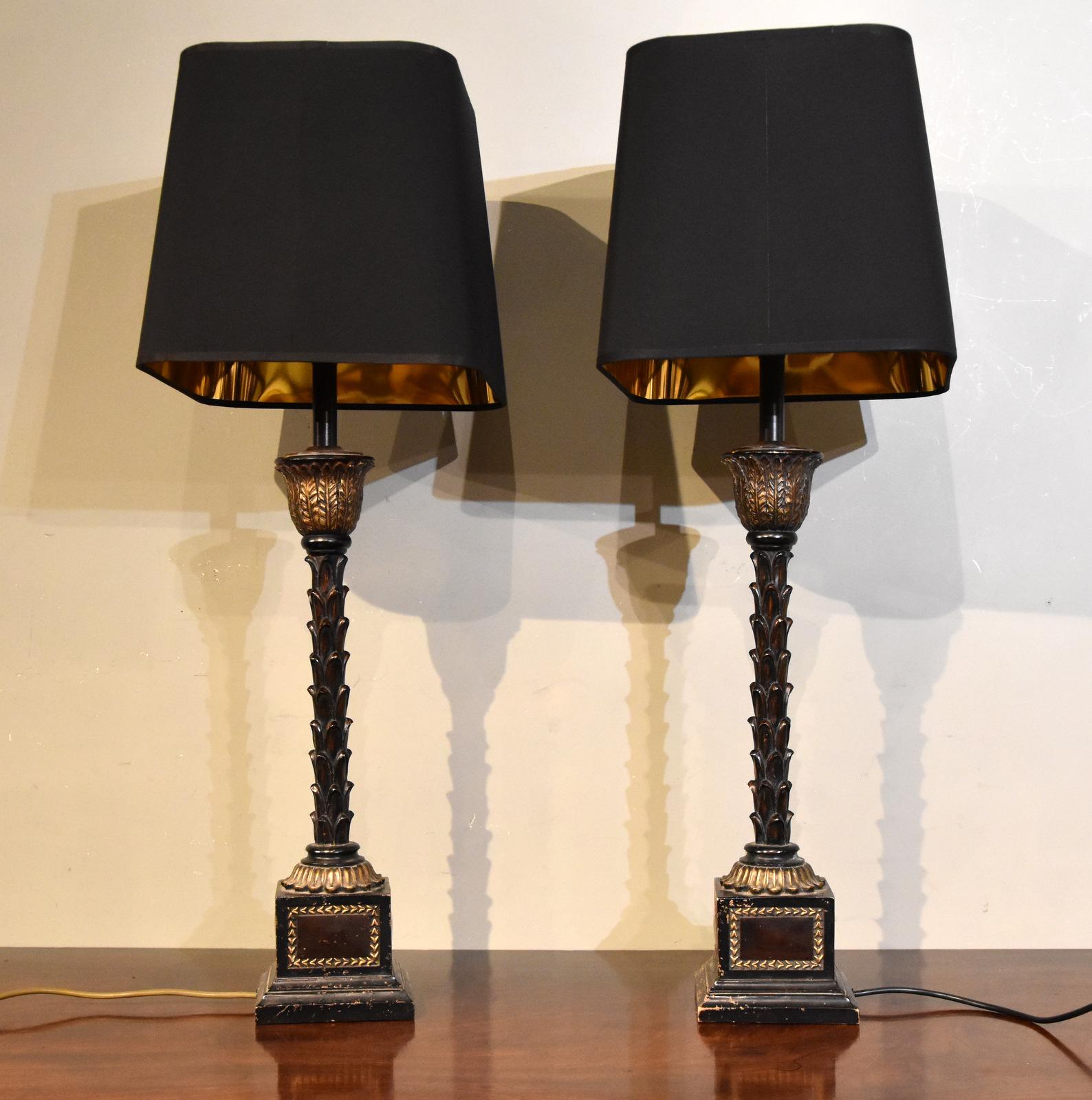 Pair of Vintage Resin Lamps (1 of 8) Pair of Vintage Resin Lamps (1 of 8)