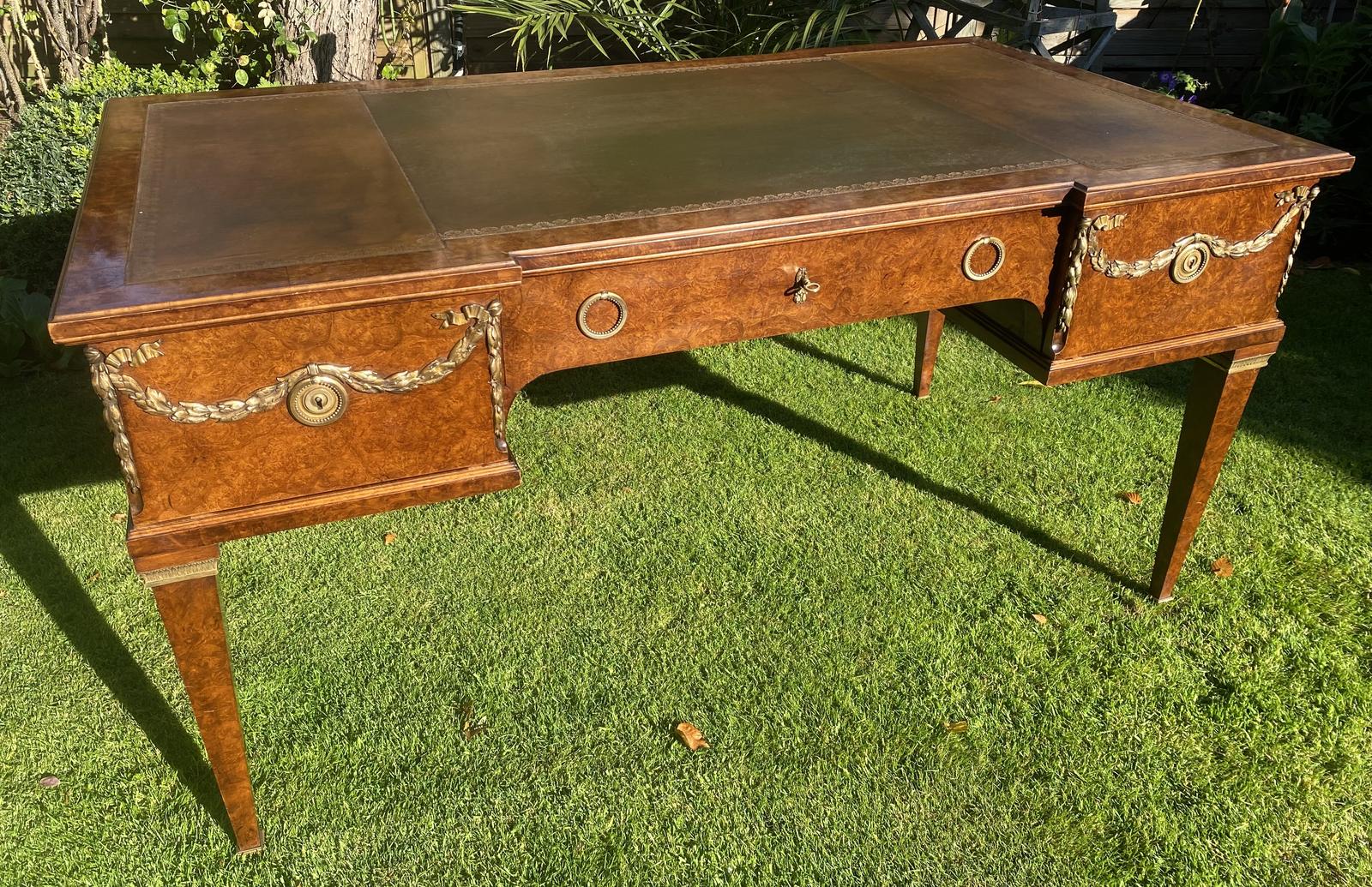 Burr Elm Writing Table (1 of 8) Burr Elm Writing Table (1 of 8)