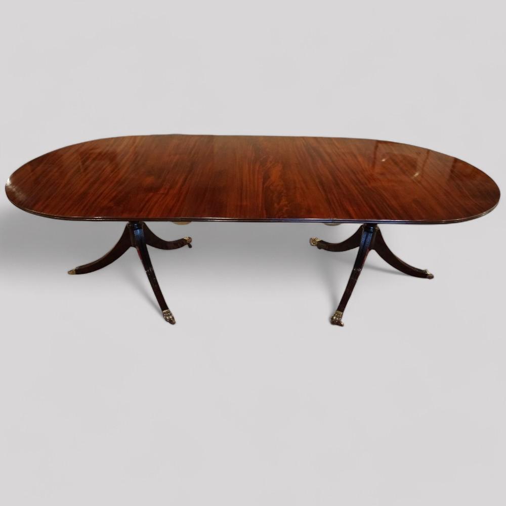 Regency Style Mahogany Dining Table (1 of 8)