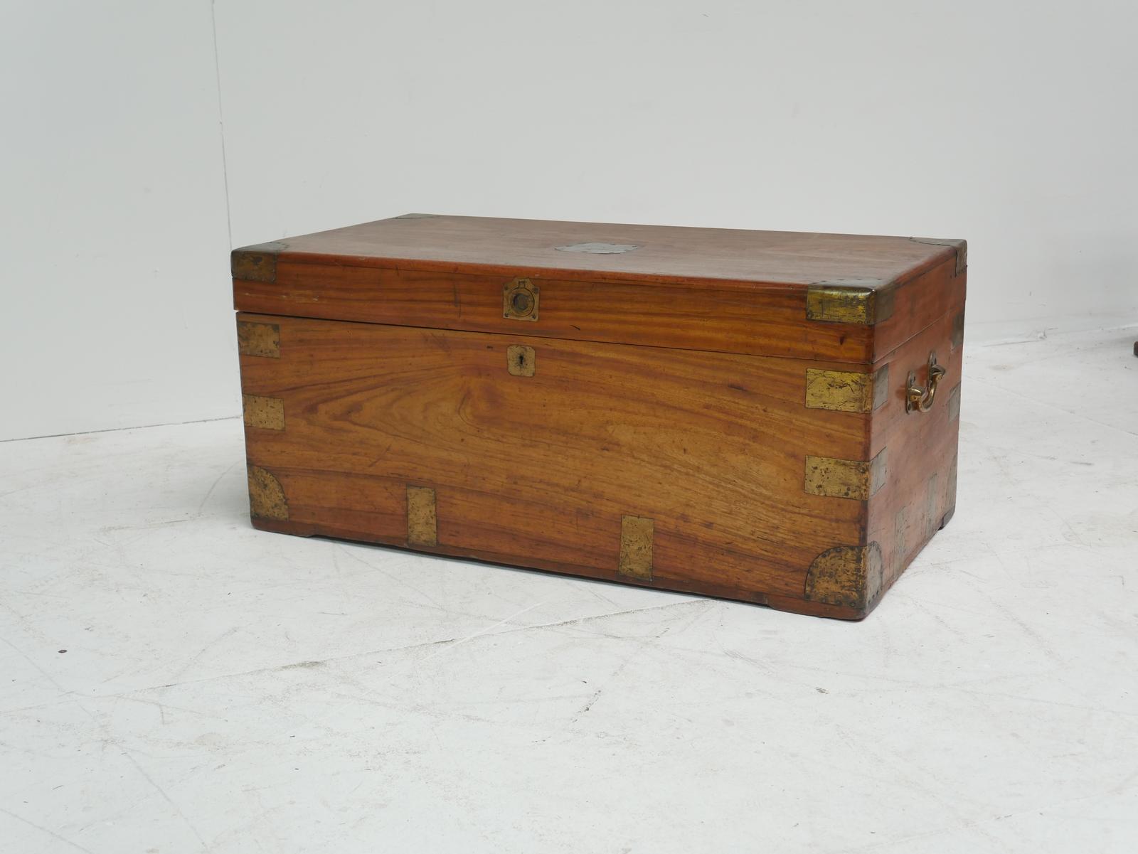 Military Solid Camphor Wood Trunk (1 of 16)