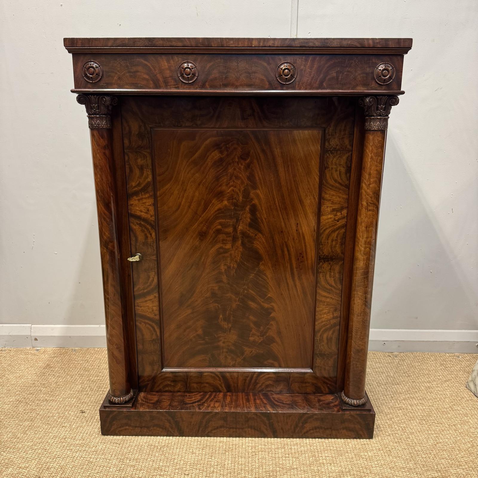 Late Regency Pier Cabinet with Adjustable Shelves (1 of 8) Late Regency Pier Cabinet with Adjustable Shelves (1 of 8)