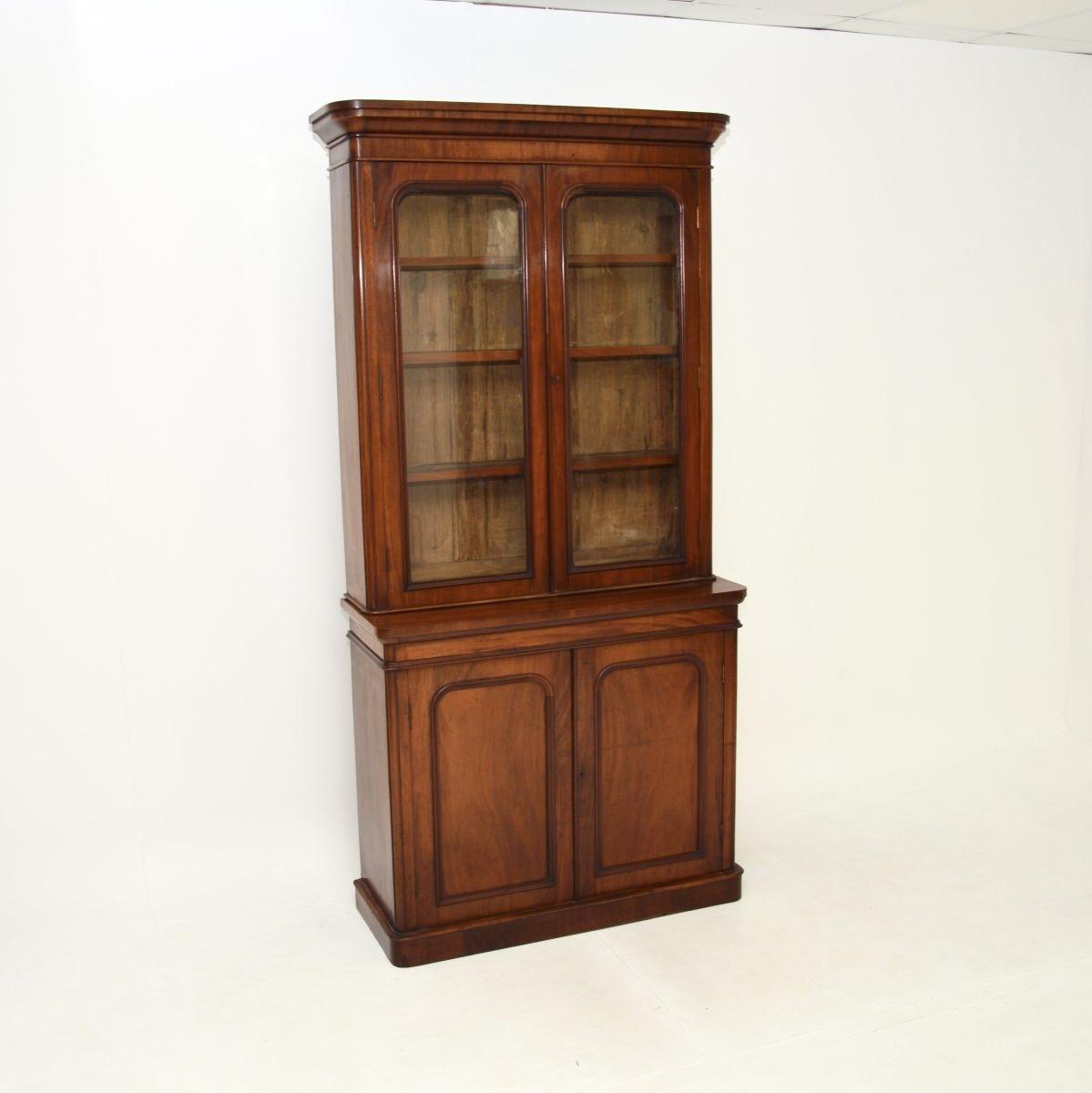 Antique Victorian Mahogany Bookcase (1 of 7) Antique Victorian Mahogany Bookcase (1 of 7)