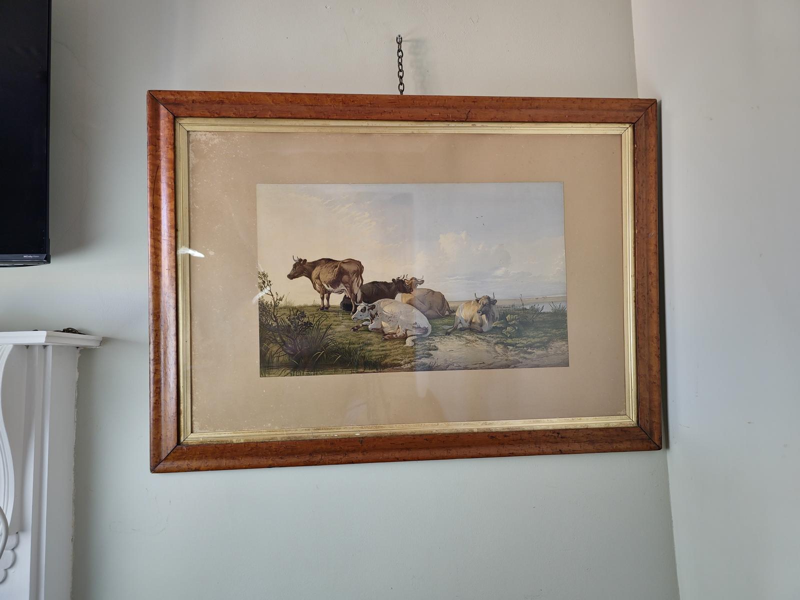 Large Victorian Maple Frame (1 of 11)