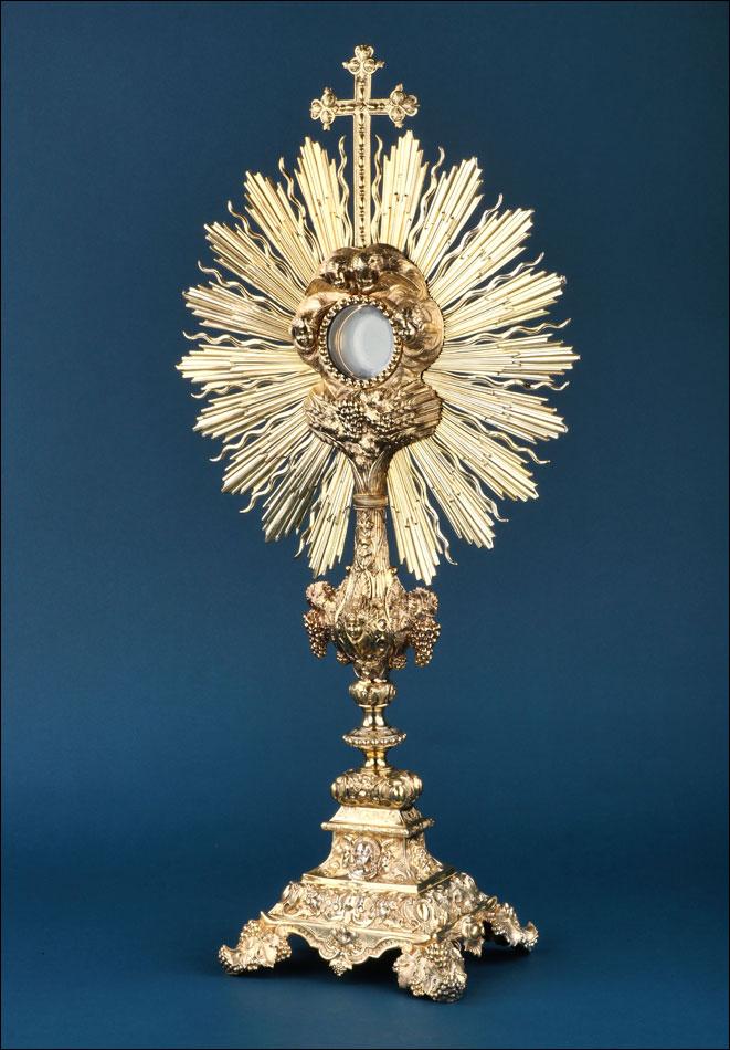 Antique Gilt Silver Monstrance. Complete. 28 in - 71 Cms. France, 19th Century (1 of 51) Antique Gilt Silver Monstrance. Complete. 28 in - 71 Cms. France, 19th Century (1 of 51)