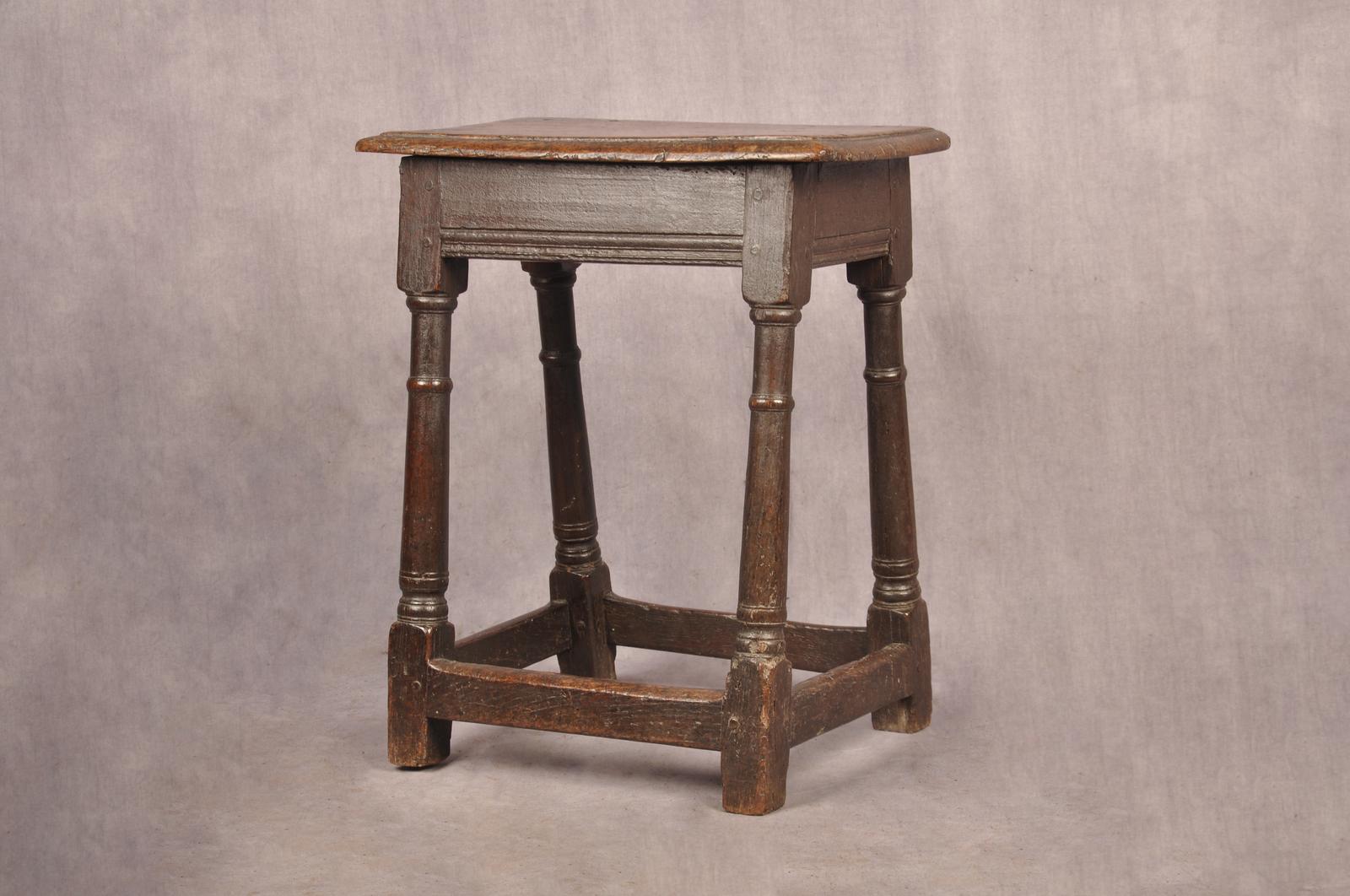 17th Century Oak Joint Stool (1 of 9) 17th Century Oak Joint Stool (1 of 9)