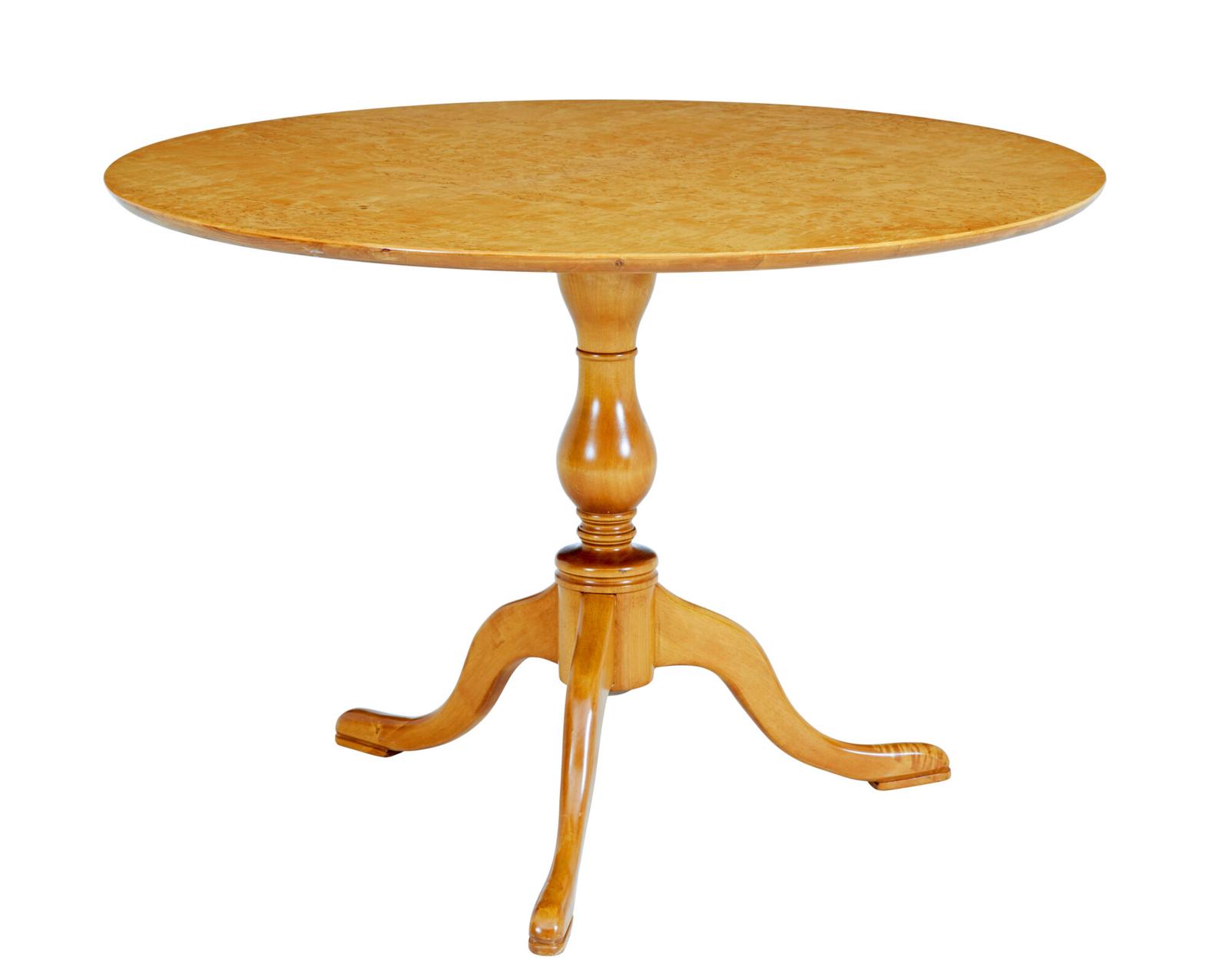 Swedish Mid Century Circular Birch Occasional Table (1 of 6) Swedish Mid Century Circular Birch Occasional Table (1 of 6)