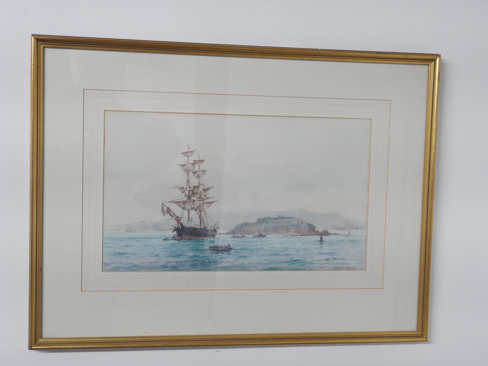 Frank Wood Marine Painting 1914 (1 of 8)