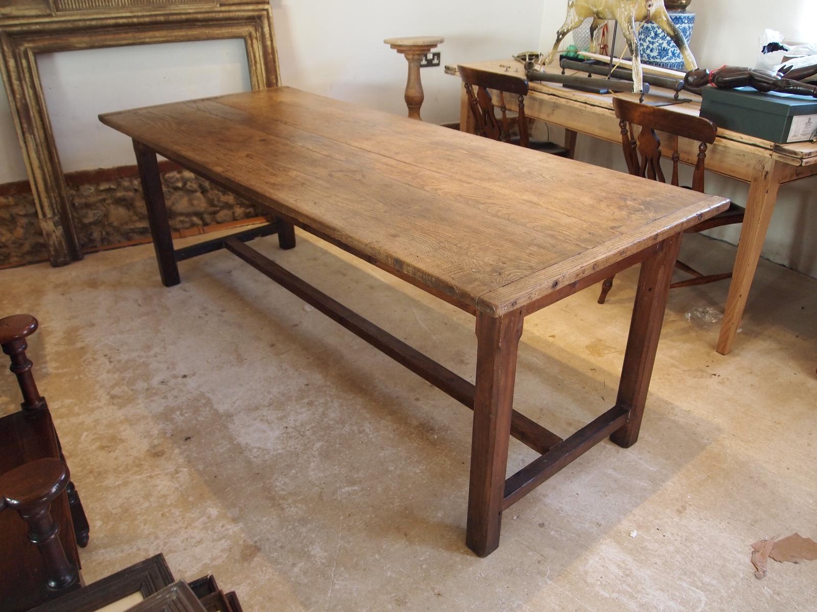 Table Refectory Farmhouse Dining Ash George IV c.1820 (1 of 10)