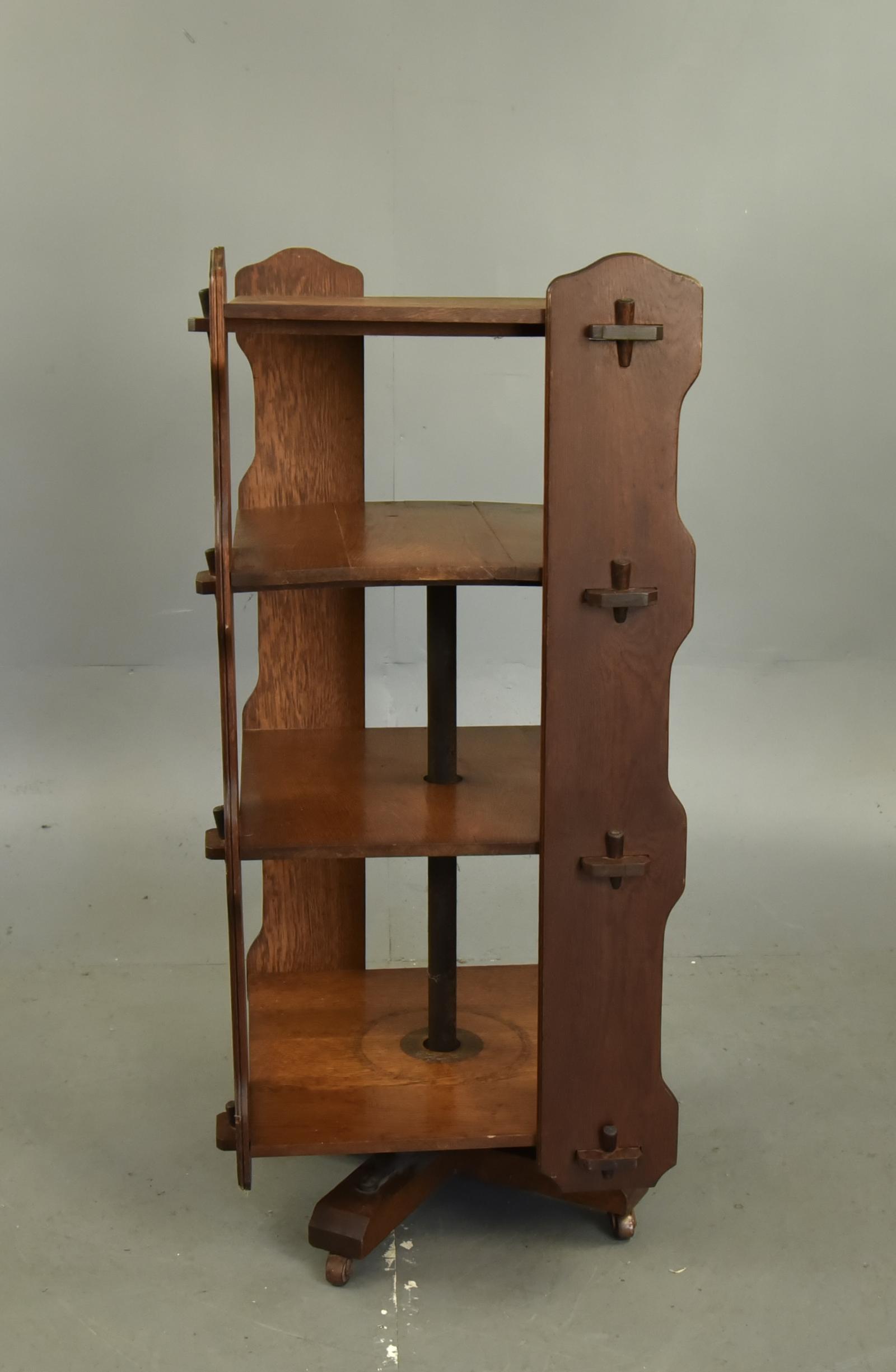 Victorian Oak Revolving Bookcase (1 of 5) Victorian Oak Revolving Bookcase (1 of 5)