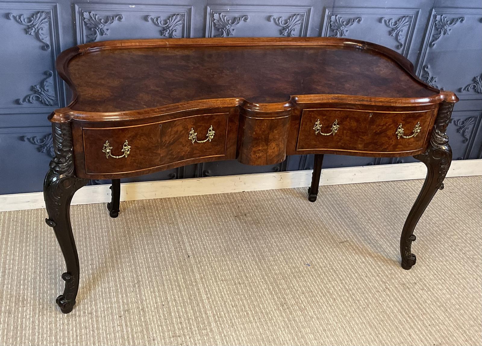 Burr Walnut Desk (1 of 20) Burr Walnut Desk (1 of 20)