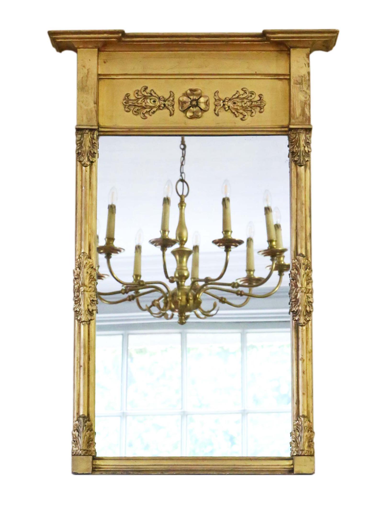 Gilt 19th Century Pier Wall Mirror (1 of 6) Gilt 19th Century Pier Wall Mirror (1 of 6)