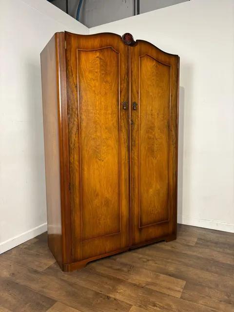 Vintage Walnut Double Wardrobe (1 of 13) Vintage Walnut Double Wardrobe (1 of 13)