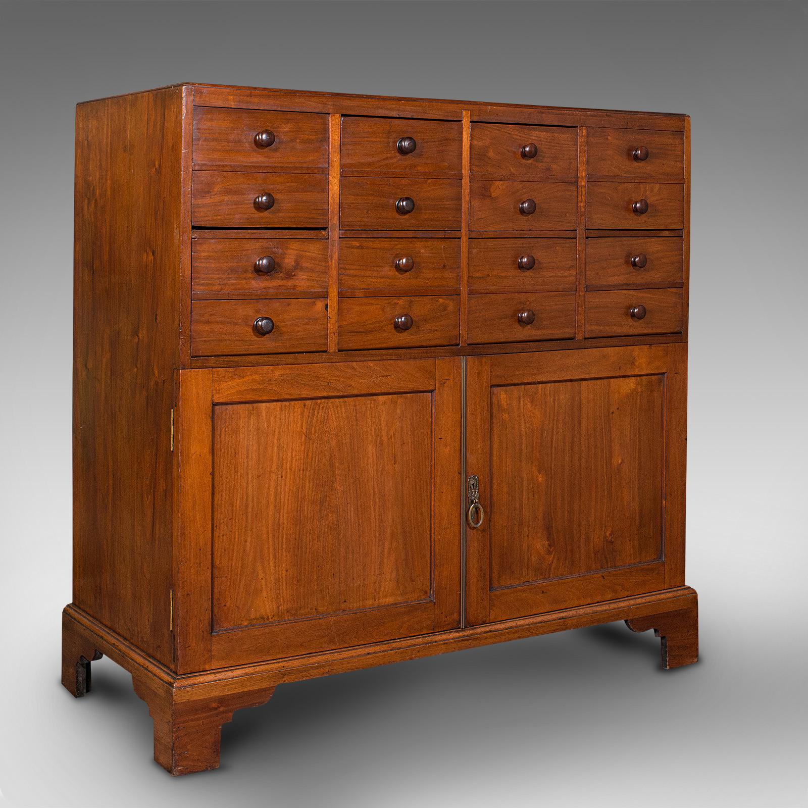 Antique Butler's Cabinet, English, Walnut, Estate, Chest of Drawers, Victorian (1 of 13)