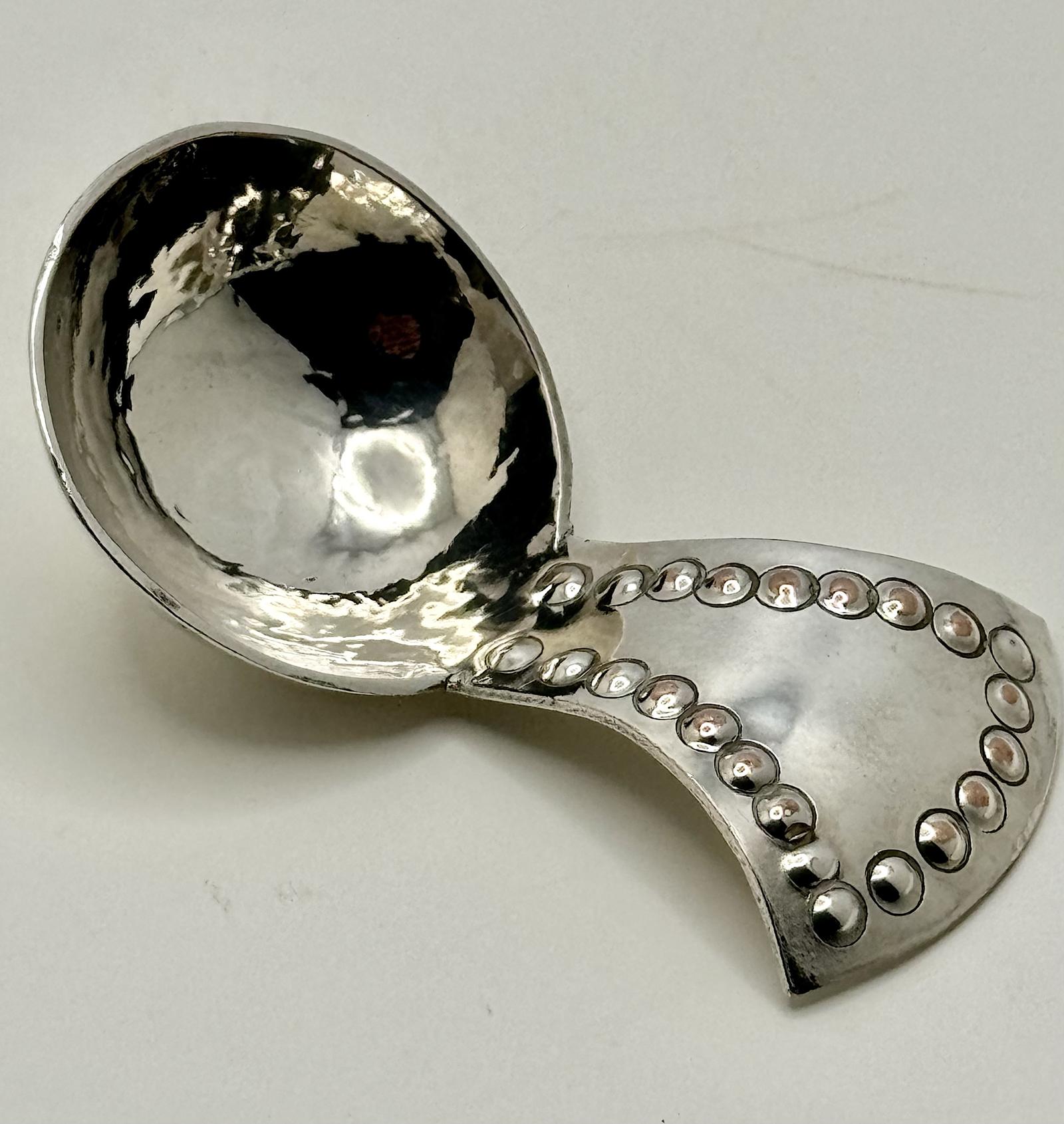 Keswick Silver on Copper Caddy Spoon c.1900 (1 of 5)